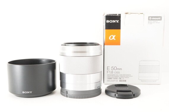 Buy SONY E 50mm F1.8 Oss Sel50f18 Silver in Box Af Prime Lens From 