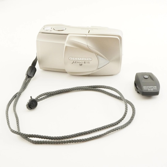 OLYMPUS Mju II 115 VF [mju:] + Rc-200 Film Camera From Japan