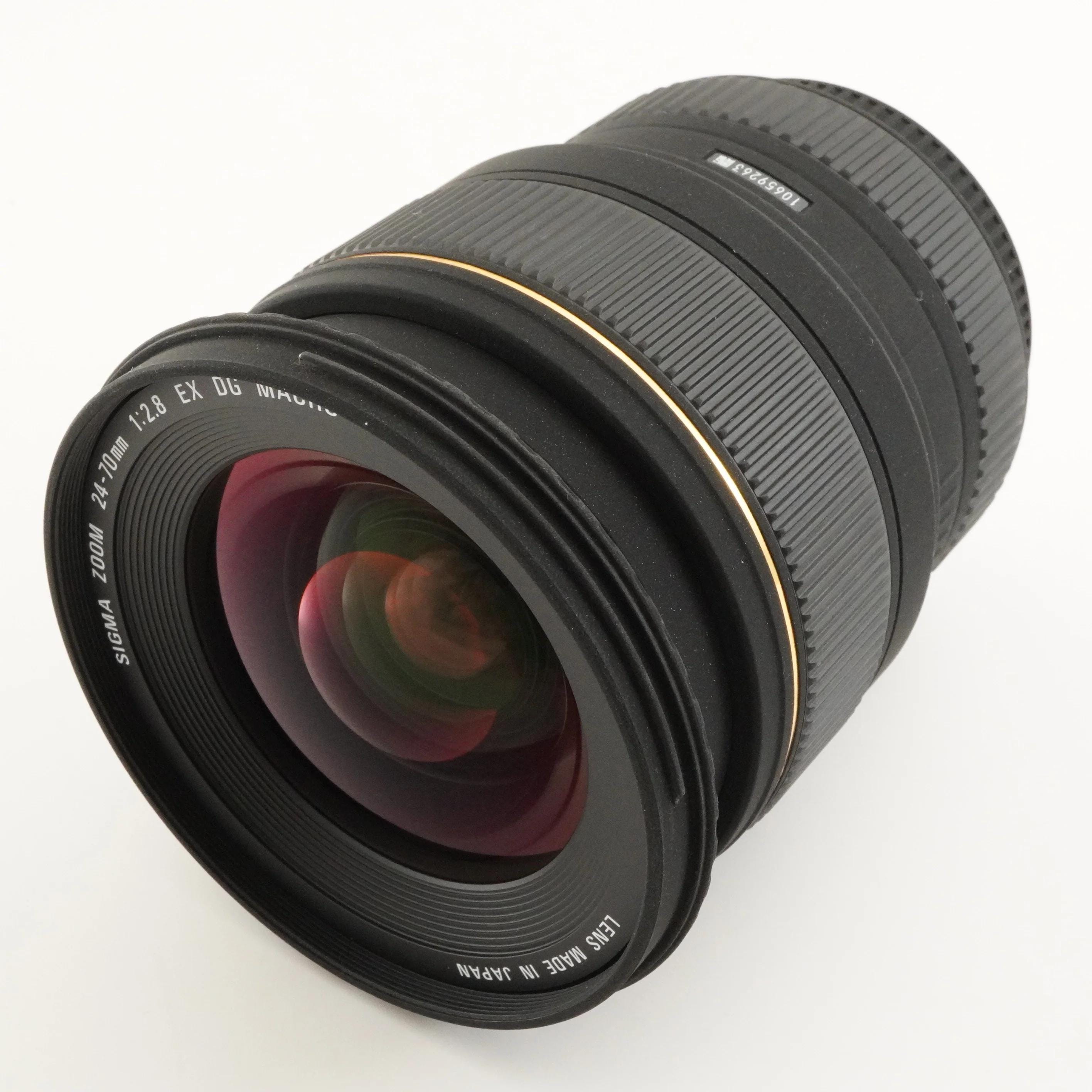 SIGMA ZOOM 24-70mm F2.8 Ex Dg Macro for Pentax Af Zoom Lens From