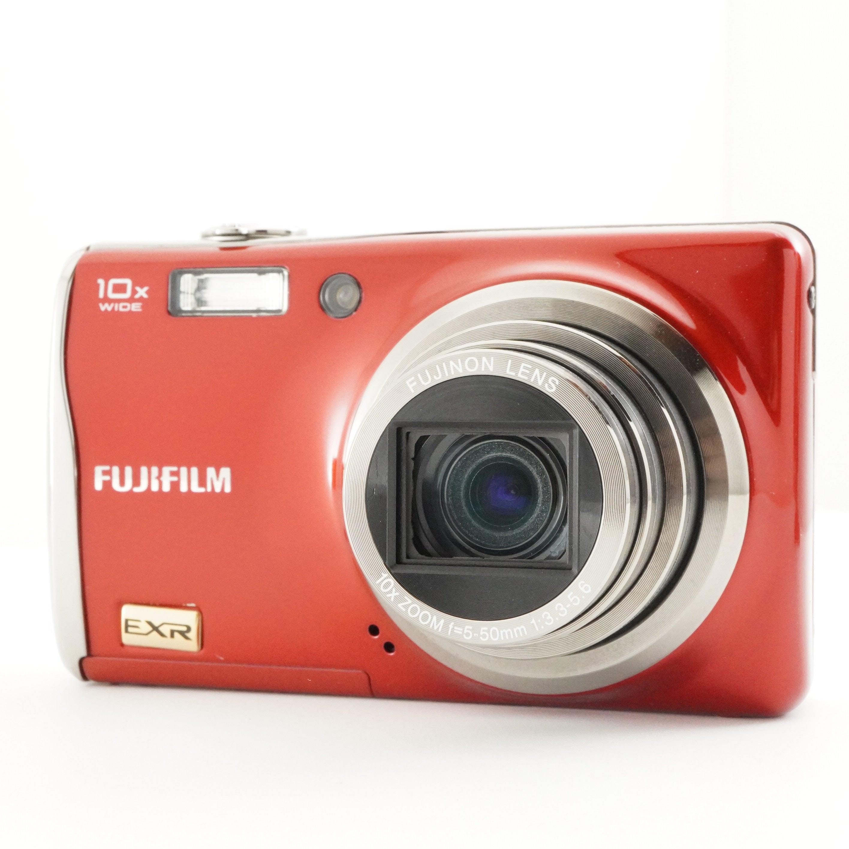 FUJIFILM Finepix F80 EXR Red With 4gb Sdhc Card Digital