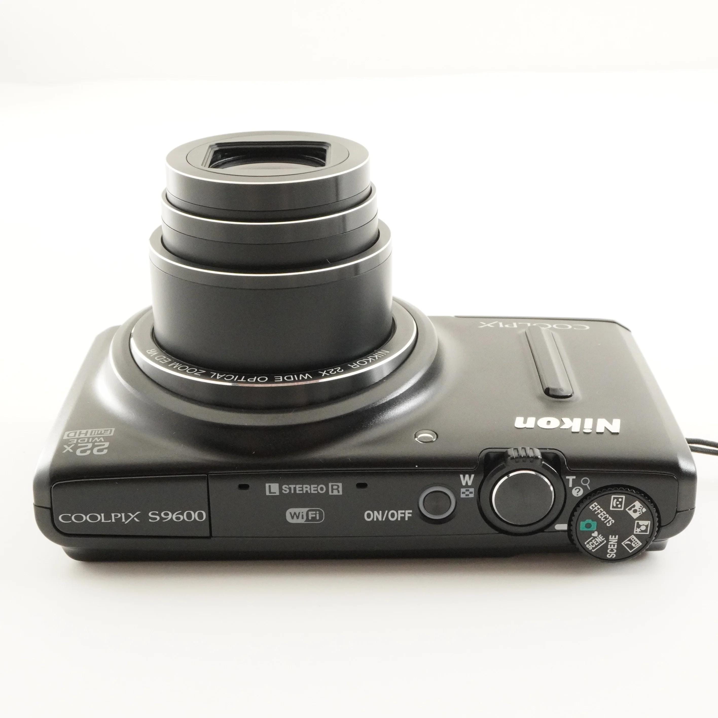 Nikon COOLPIX S9600 Black With 4GB Sdhc Card Digital Camera