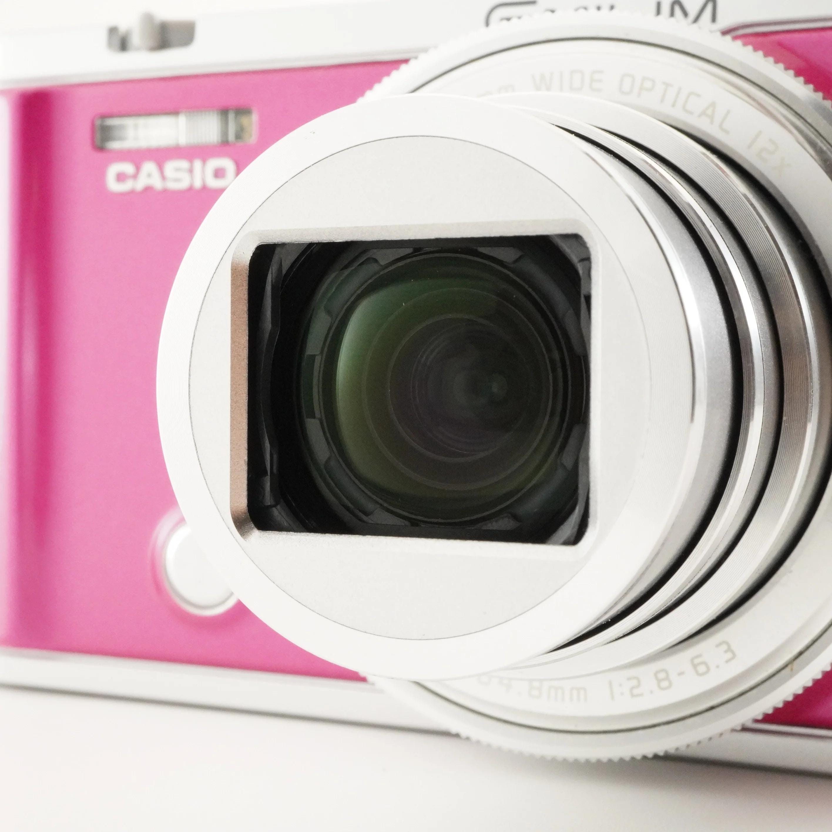 CASIO EXILIM EX-ZR3200 Pink With 4gb Sdhc Card Digital Camera From