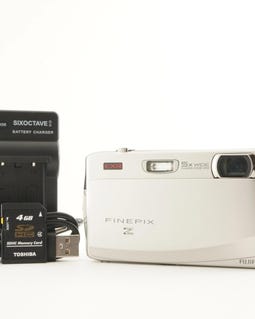 FUJIFILM Finepix Z900 EXR Silver + 4gb Sdhc Card From Japan #10512