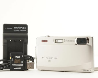 FUJIFILM FinePix Z900 EXR Silver + 4gb Sdhc Card from Japan #10512