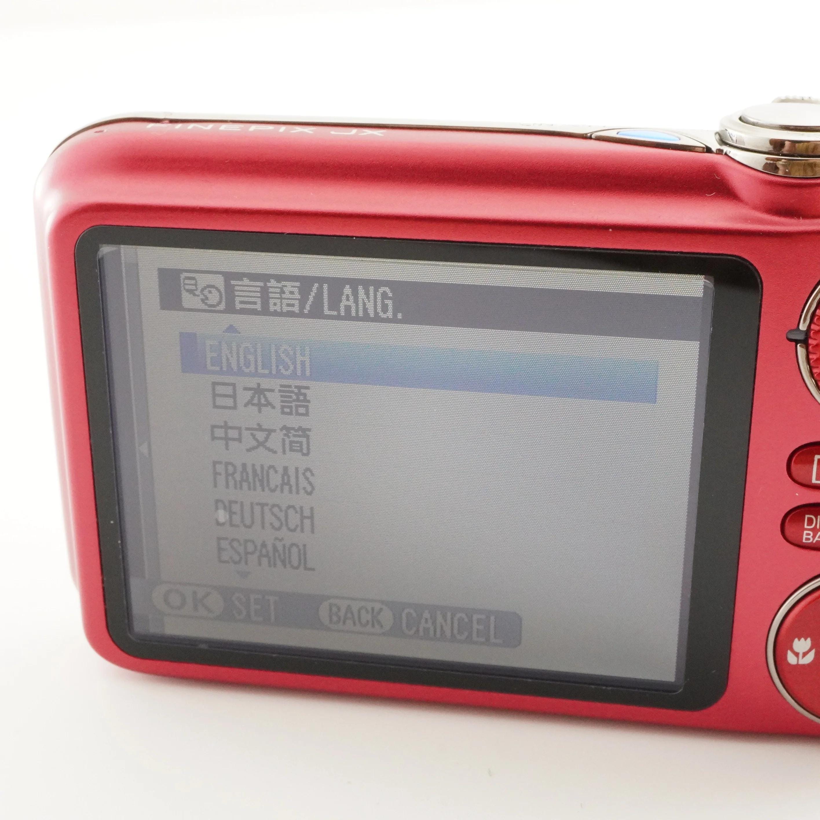 FUJIFILM Finepix JX400 Red in Box With 4GB Sdhc Card From Japan