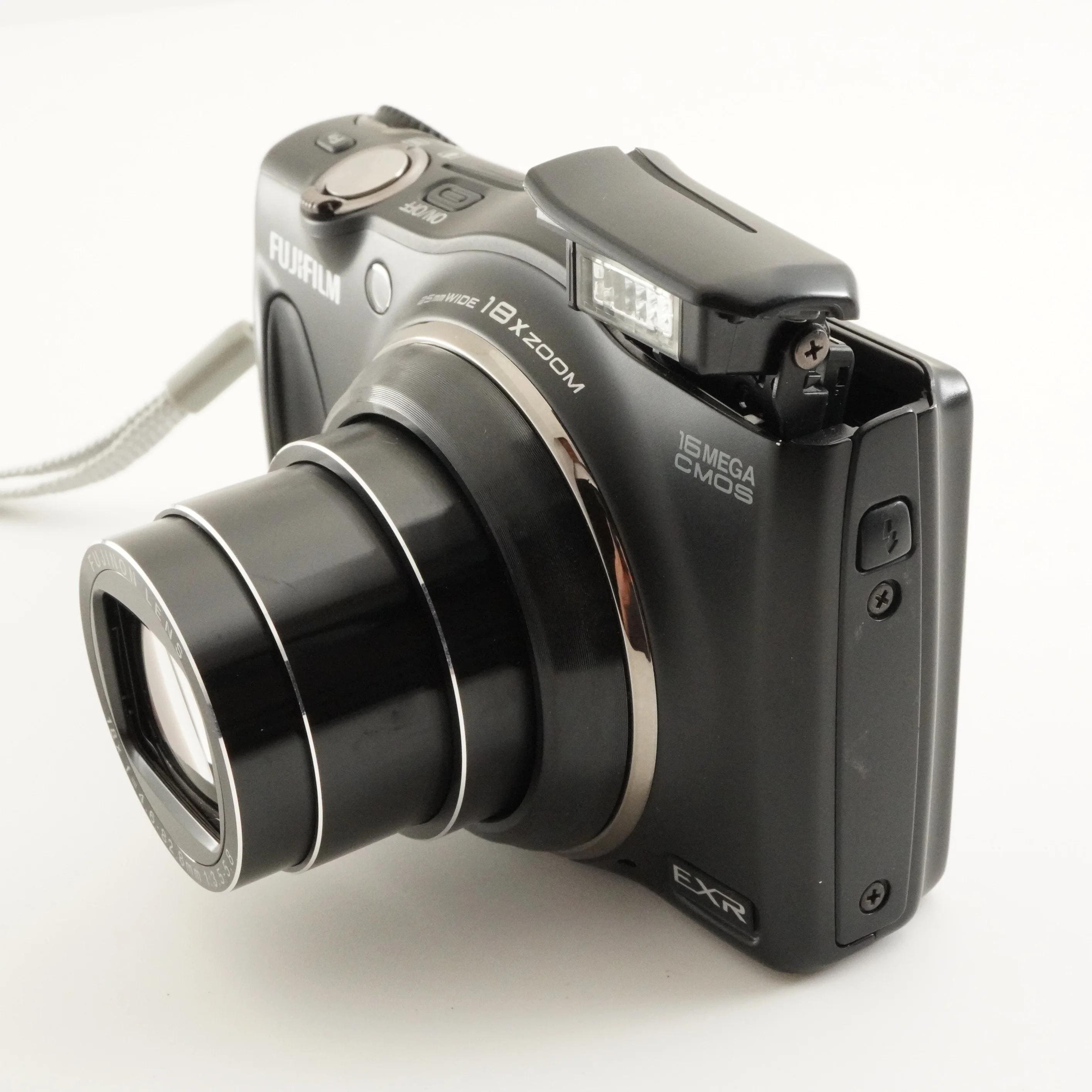 FUJIFILM FINEPIX F820EXR Black + 4gb Sdhc Card Digital Camera From