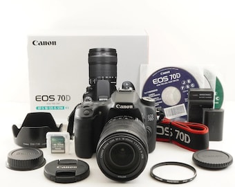 Canon EOS 70D [4,792 Shots] + EF-S 18-135mm In Box  32gb Sdhc from Japan #11520