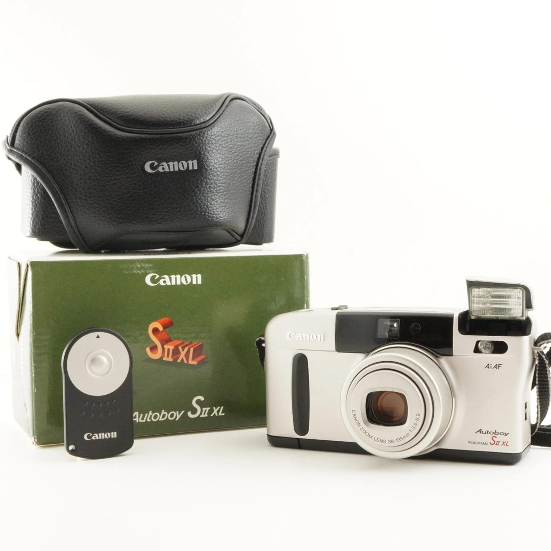 Canon Autoboy S II XL + Case in Box Point & Shoot Film Camera From