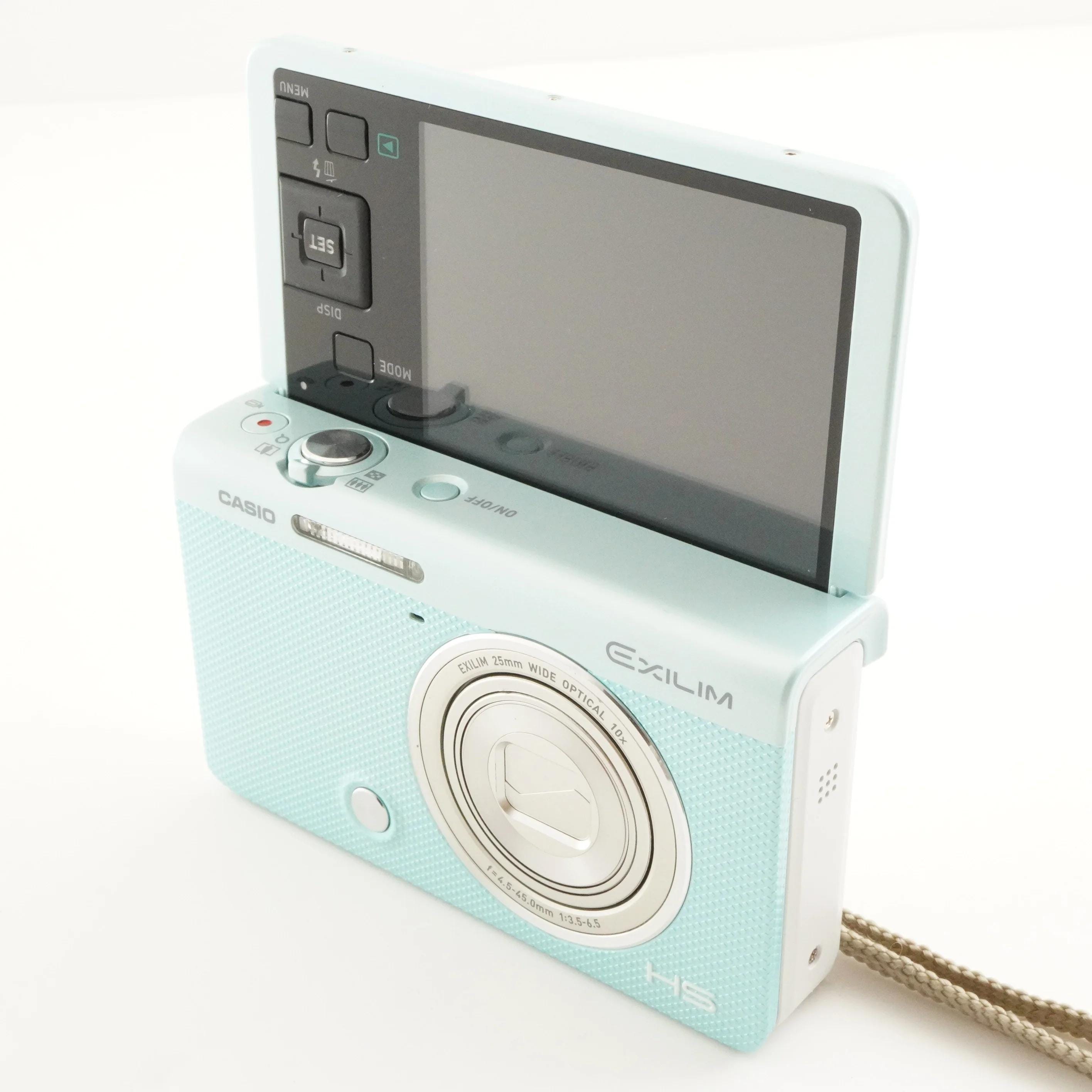CASIO EXILIM EX-ZR60 Green With 4GB Sdhc Card Digital Camera From