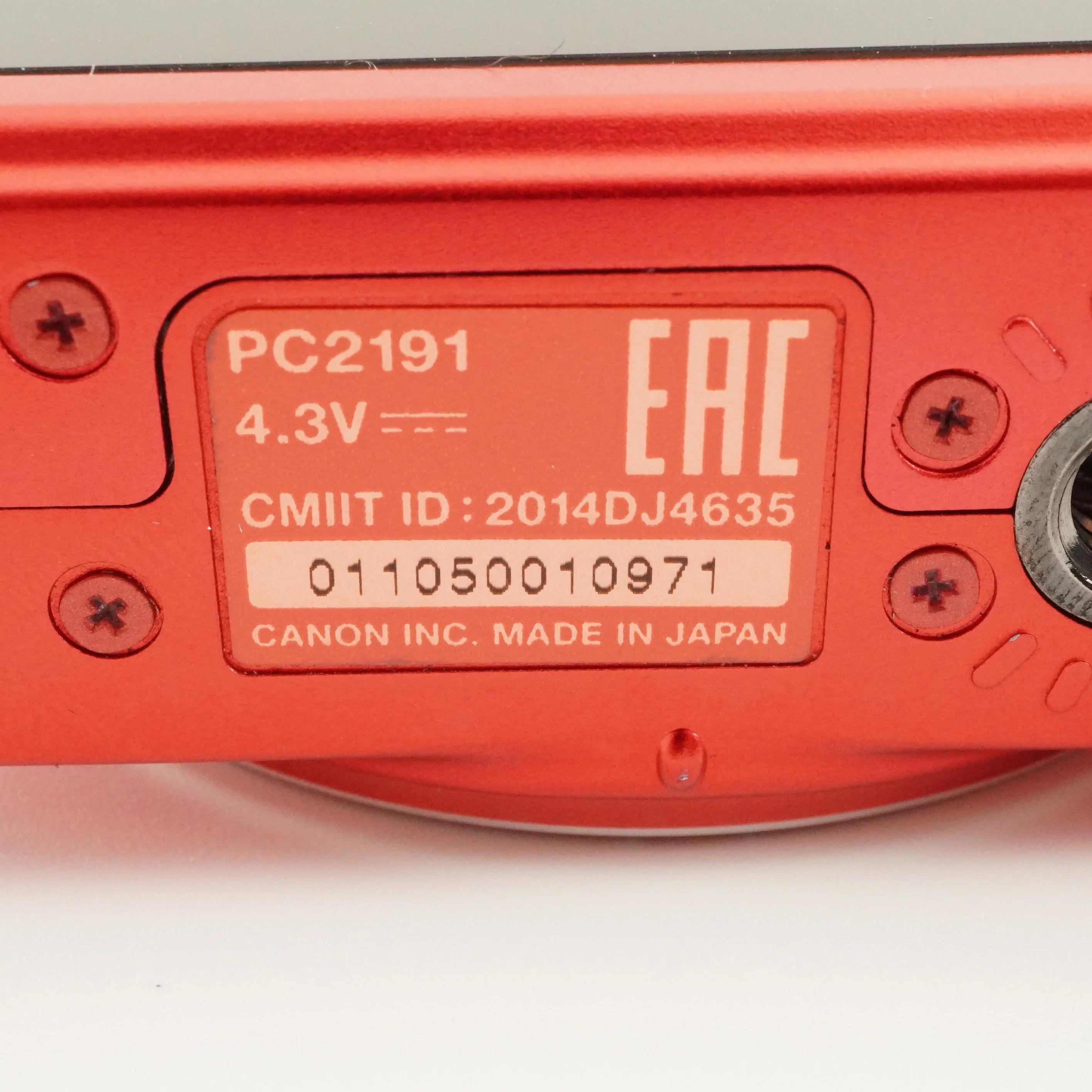 Canon Powershot SX610 HS Red With 4GB Sdhc Card Digital Camera
