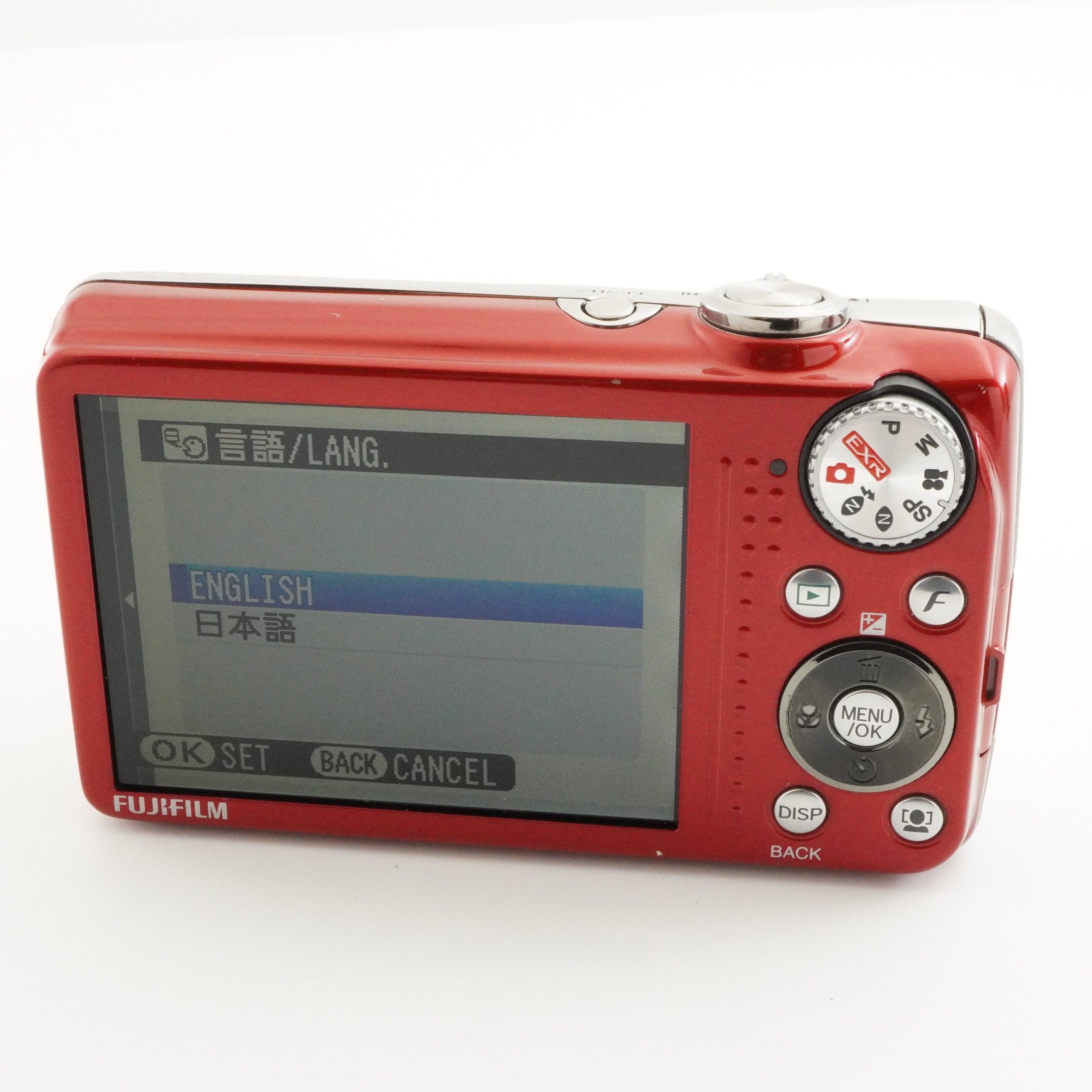 FUJIFILM Finepix F80 EXR Red With 4gb Sdhc Card Digital