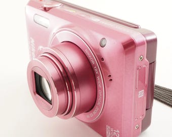 Nikon COOLPIX S6900 Pink in Box + 4GB Sdhc Card Digital Camera