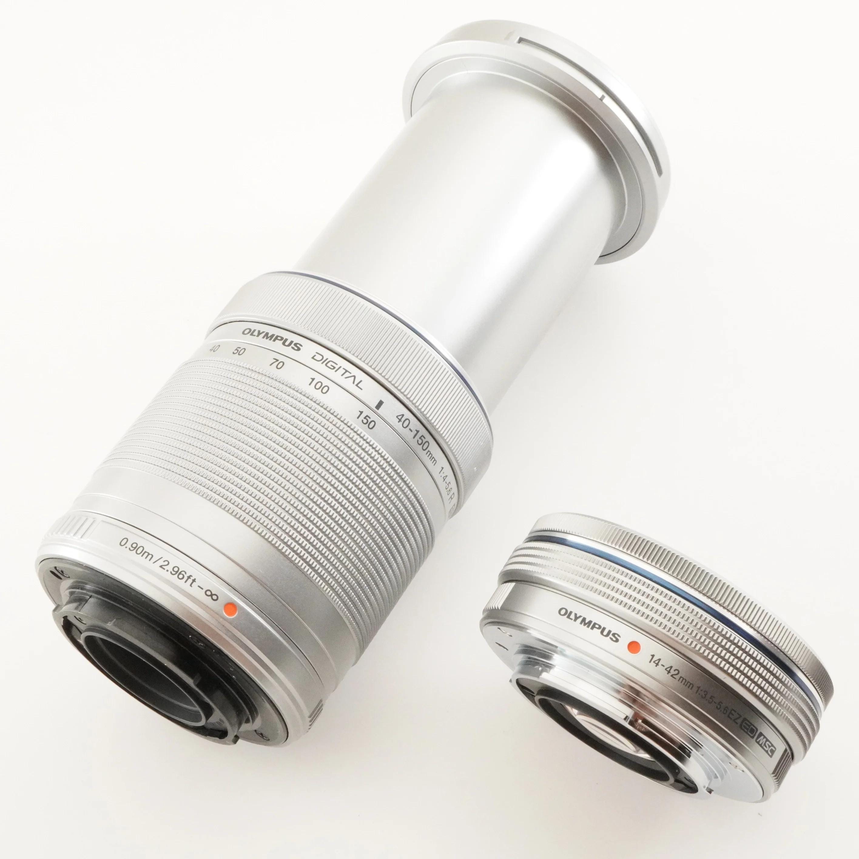 OLYMPUS E−PL6 E-PL6 WHITE OLYMPUS E-PL6 White [only 115 Shots] + 14-42mm + 40-150mm + 8GB