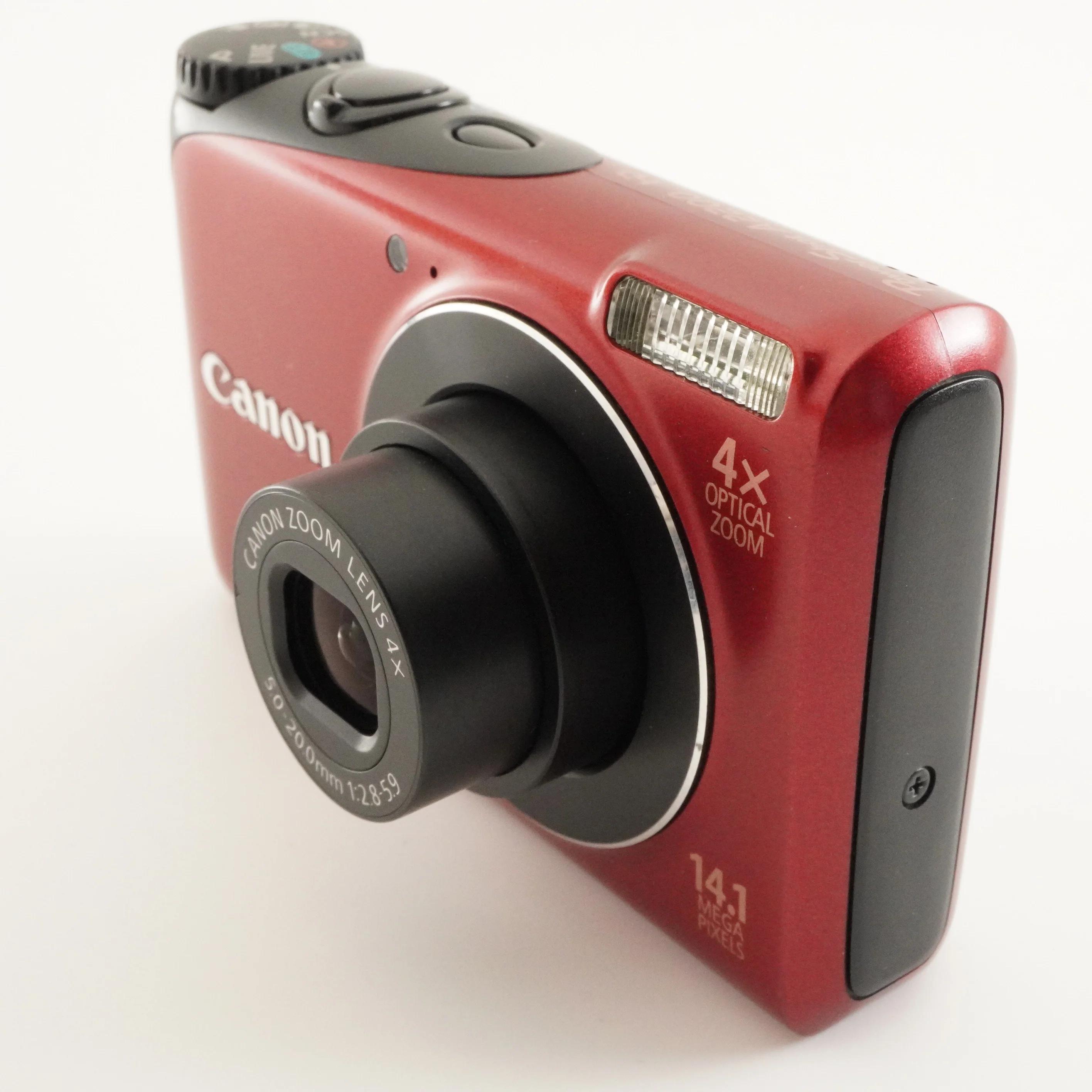 Canon Powershot A2200 Red With 4GB SDHC Card Digital Camera