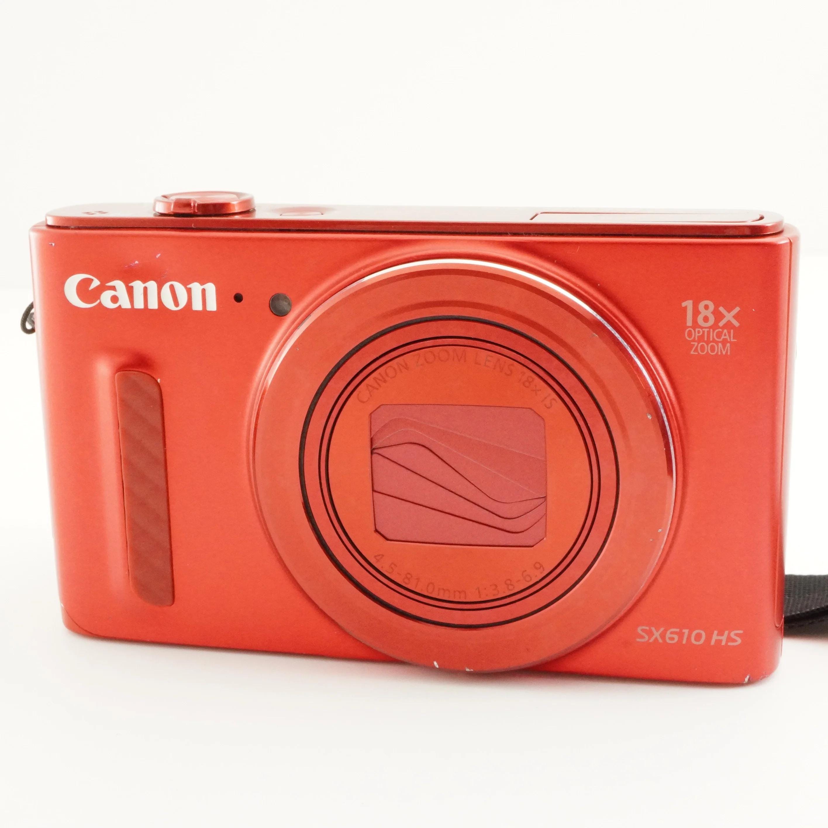キヤノン PowerShot SX610 HS レッド 4GB SDHCカード付き デジタル 