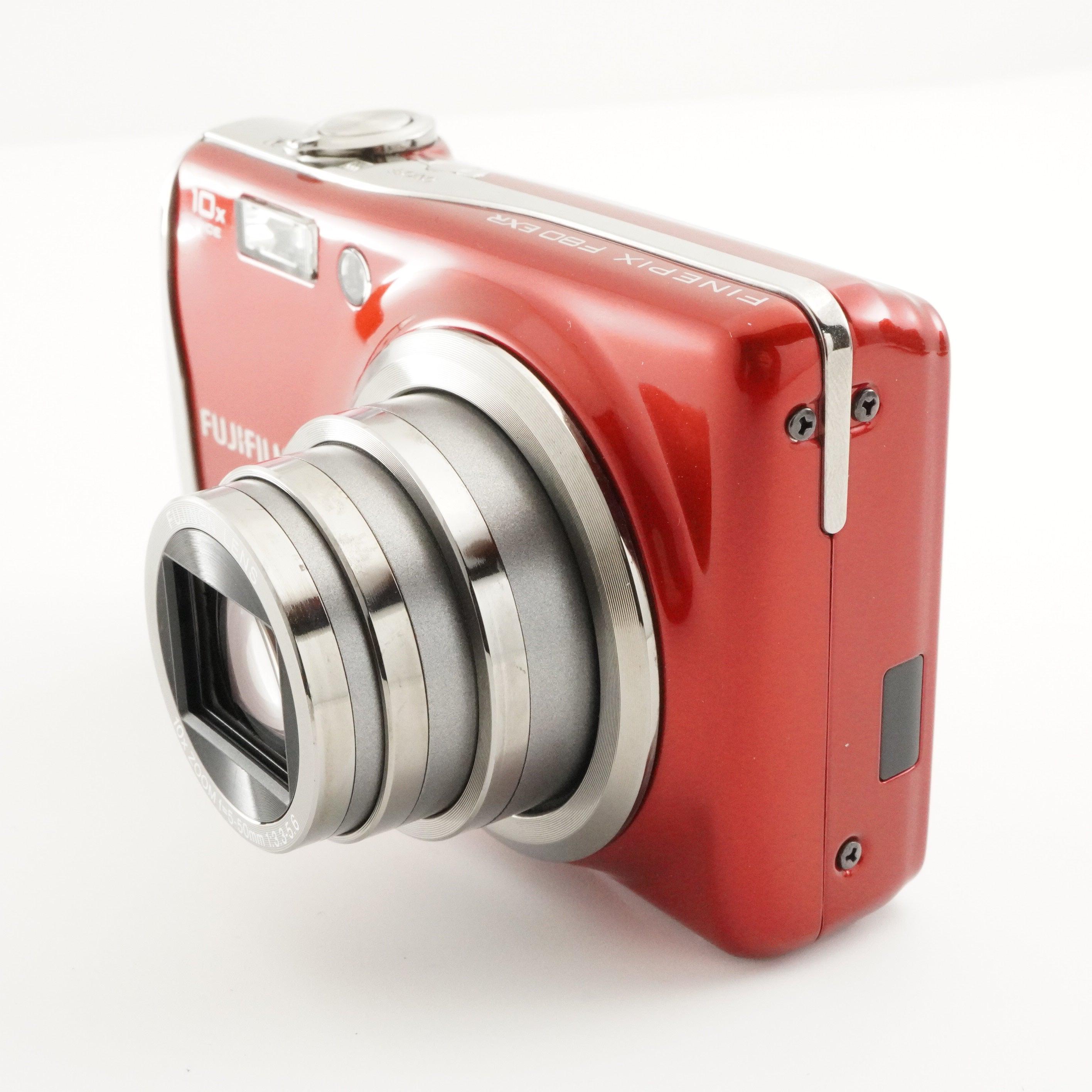FUJIFILM Finepix F80 EXR Red With 4gb Sdhc Card Digital