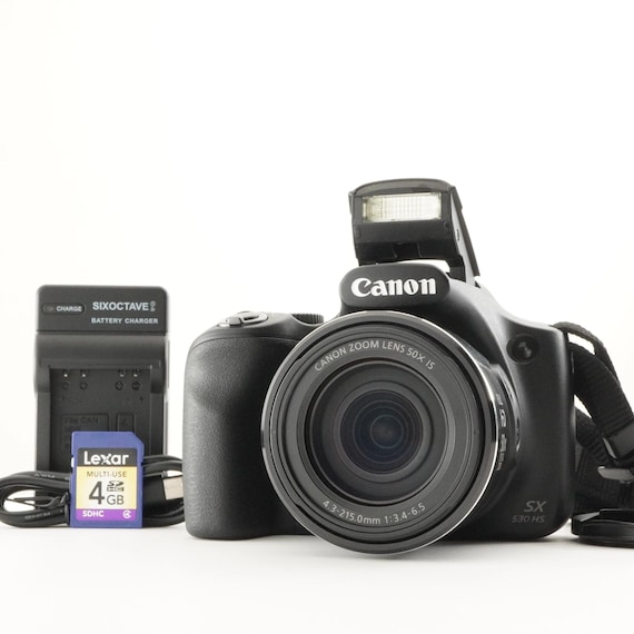 Canon PowerShot SX530 HS ブラック + 4GB SDHCカード デジタルカメラ 