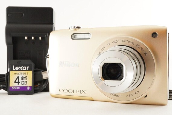 NICON COOIPIX S3300 ゴールド Amazon | Nikon デジタルカメラ COOLPIX (クールピクス) S3300