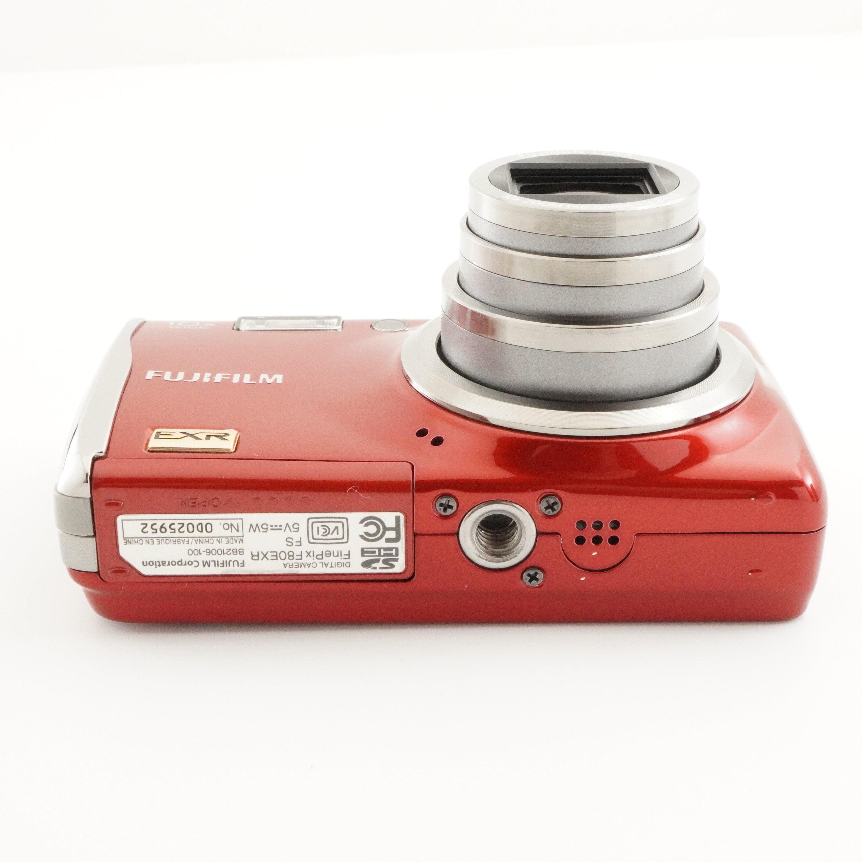 FUJIFILM Finepix F80 EXR Red With 4gb Sdhc Card Digital