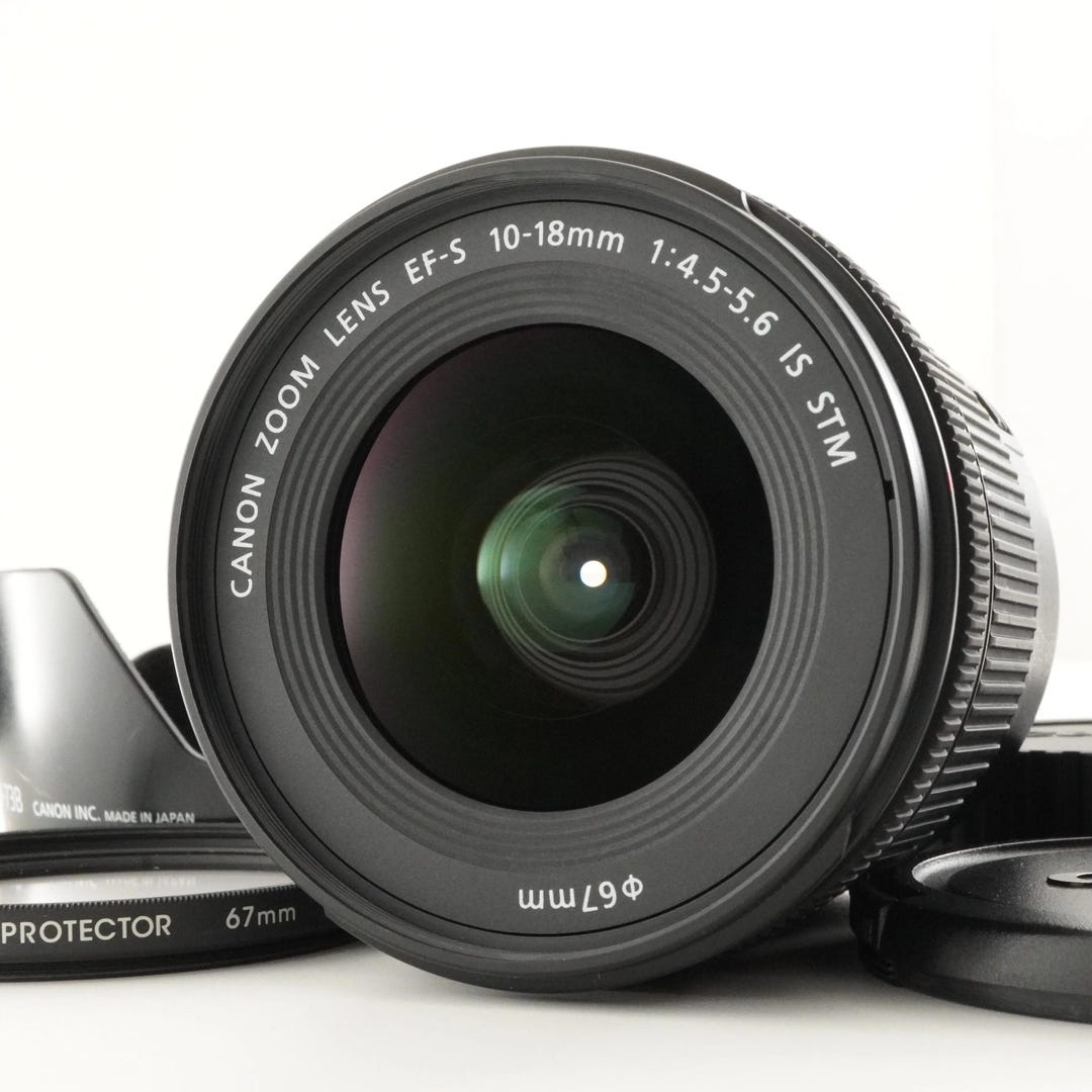 Canon EF-S 10-18mm F4.5-5.6 IS Stm Af Zoom Lens From Japan #6846