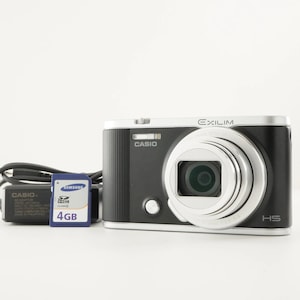 CASIO EXILIM EX-ZR1800 Black With 4gb Sdhc Card Digital Camera