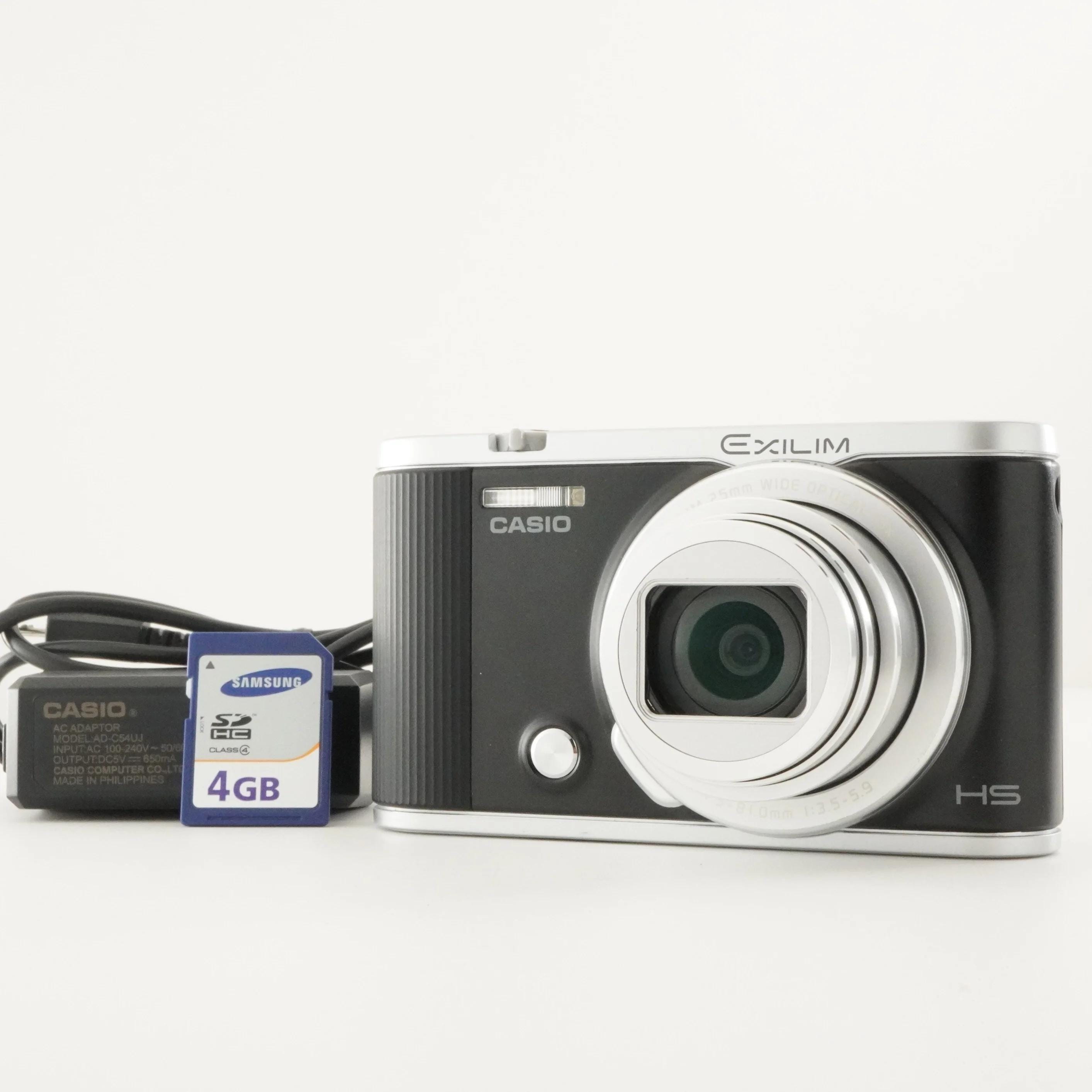 CASIO EXILIM EX-ZR1800 Black With 4gb Sdhc Card Digital Camera