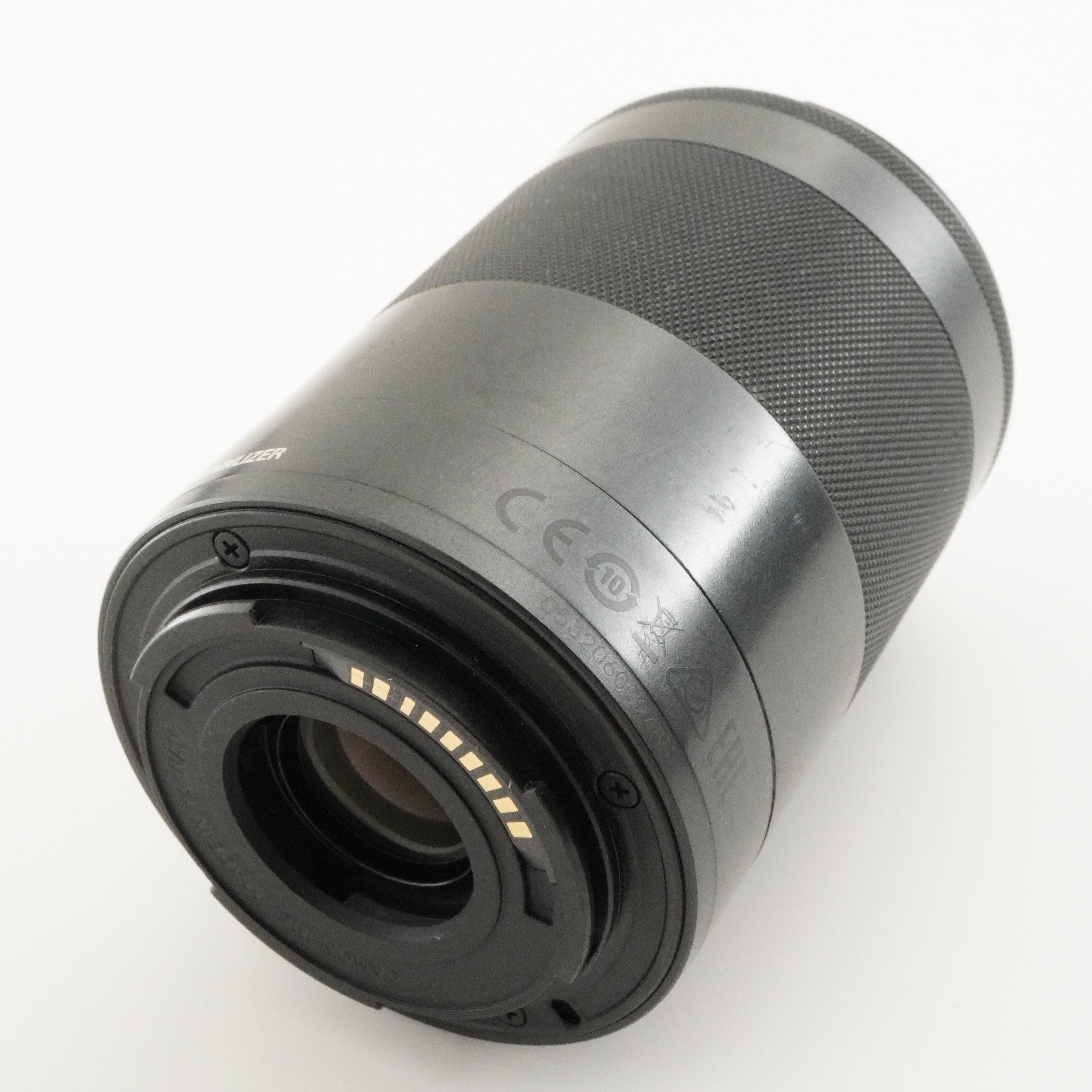 Canon EF-M 55-200mm F4.5-6.3 IS Stm Black Af Zoom Lens From