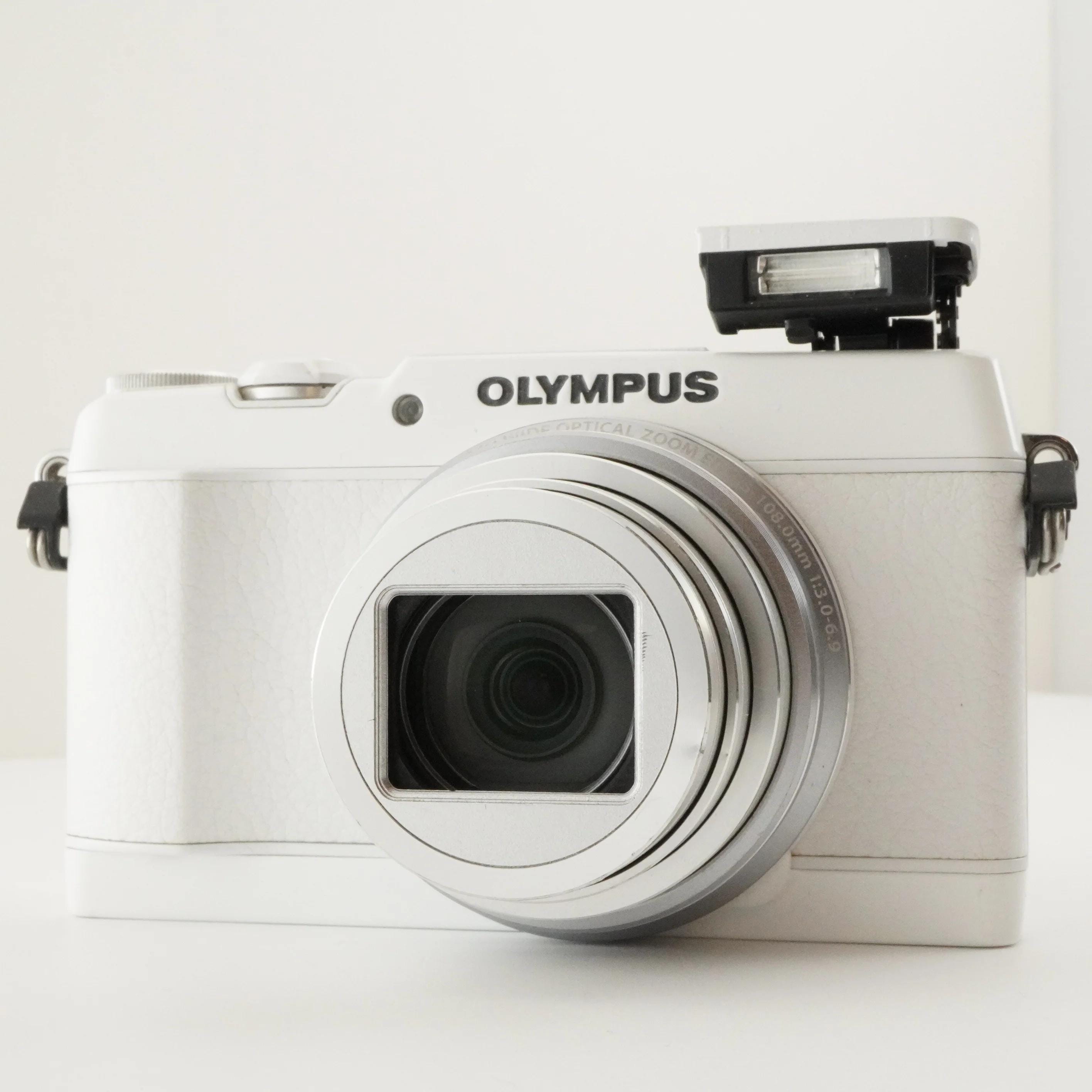OLYMPUS STYLUS SH-1 White With 4GB Sdhc Card Digital Camera From 