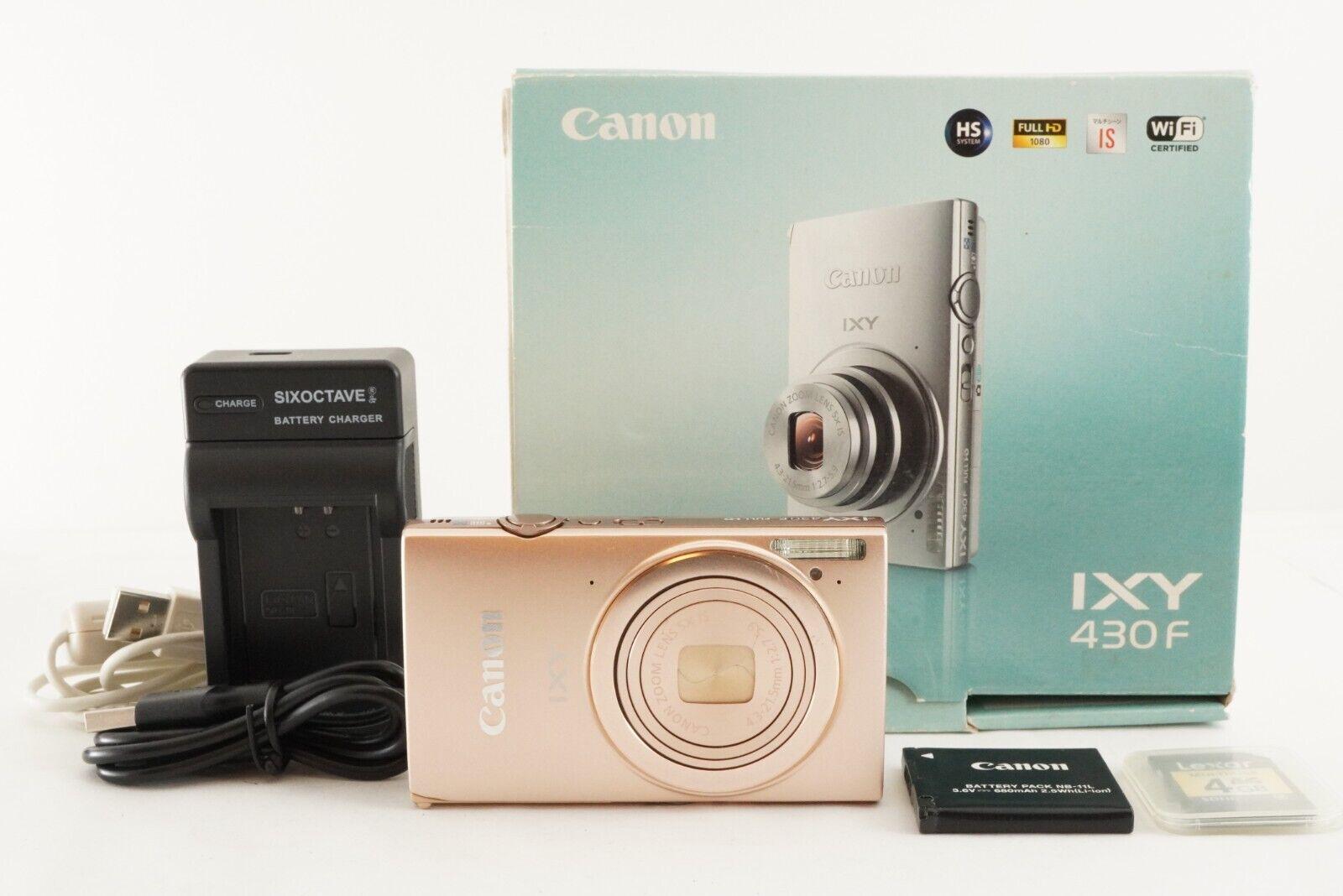 Canon IXY 430F Gold in Box With 4GB Sdhc Card Digital Camera From 
