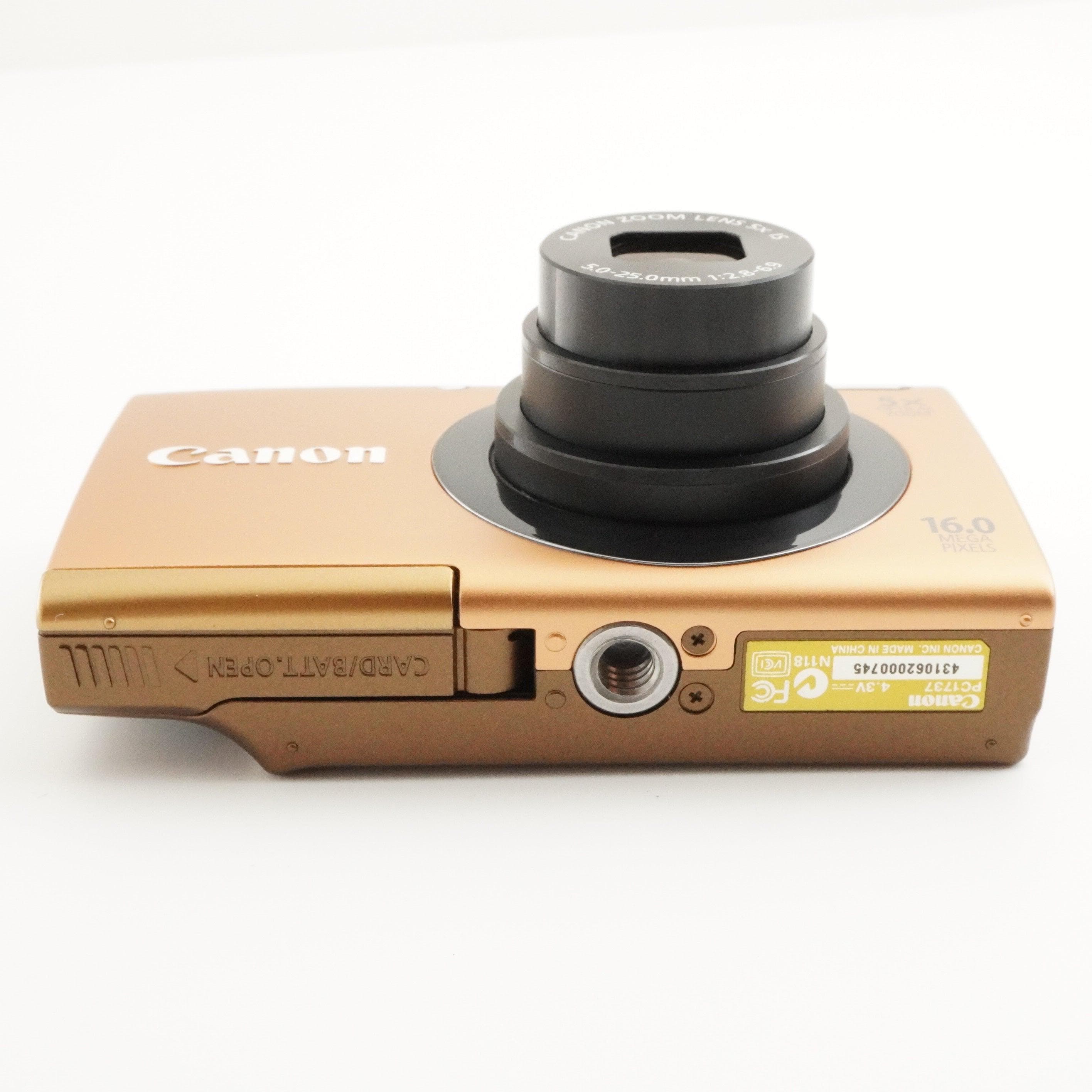 Canon Powershot A3400 IS Gold in Box With 4GB Sdhc Card From