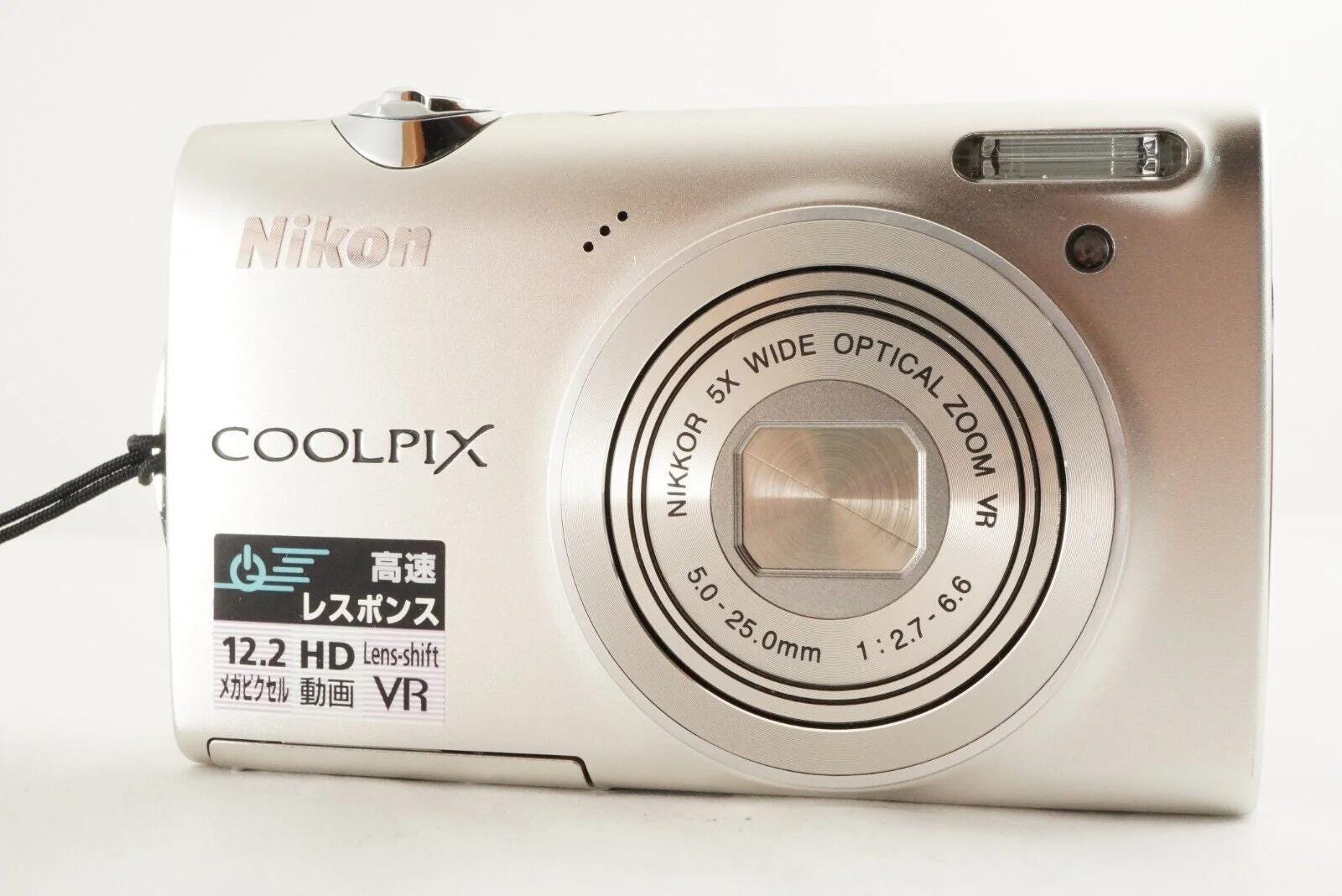 Nikon COOLPIX S5100 シルバー Nikon COOLPIX S5100 Silver Inbox & 4GB Sdhc Card Digital Camera
