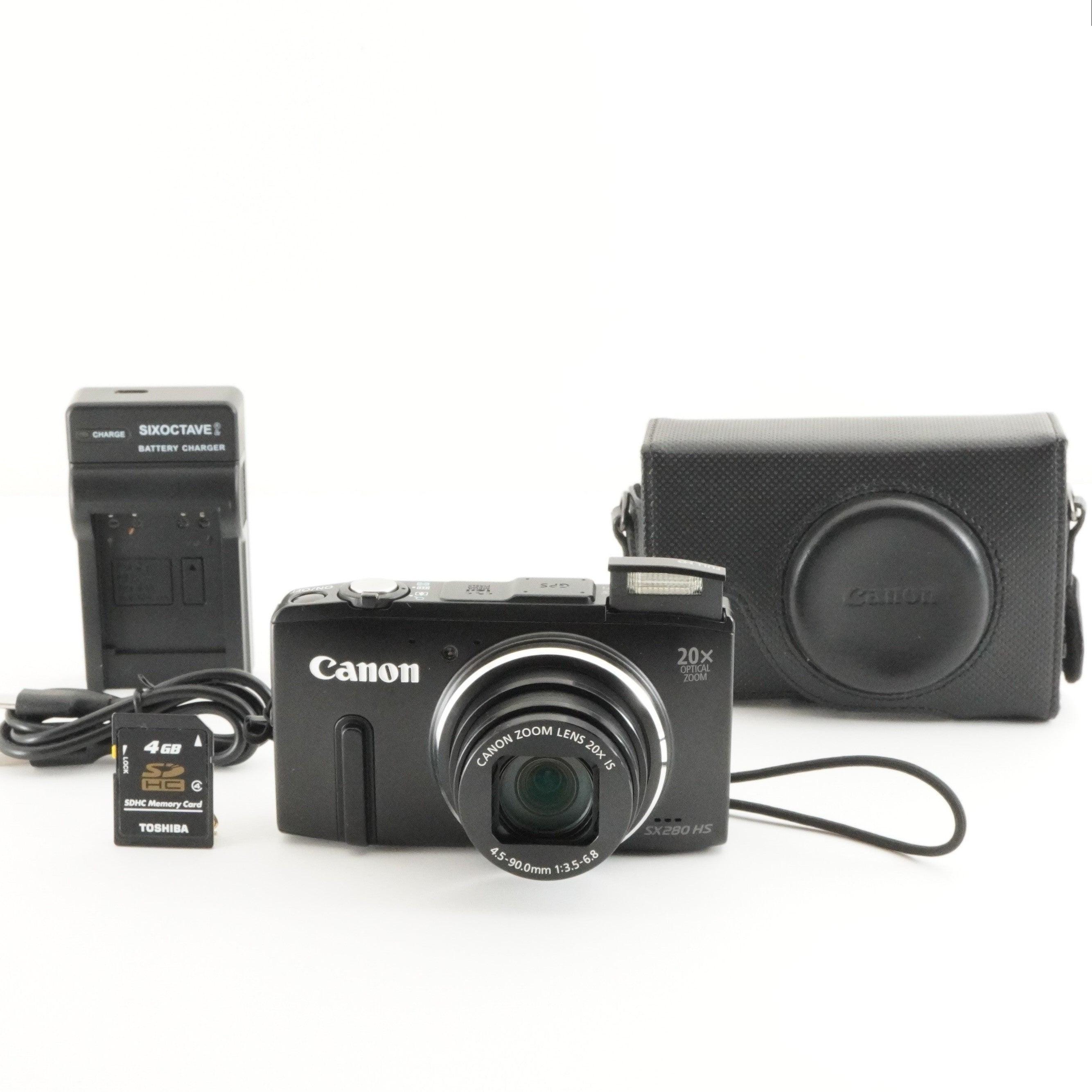 Canon Powershot SX280 HS Black + 4GB Sdhc Card Digital