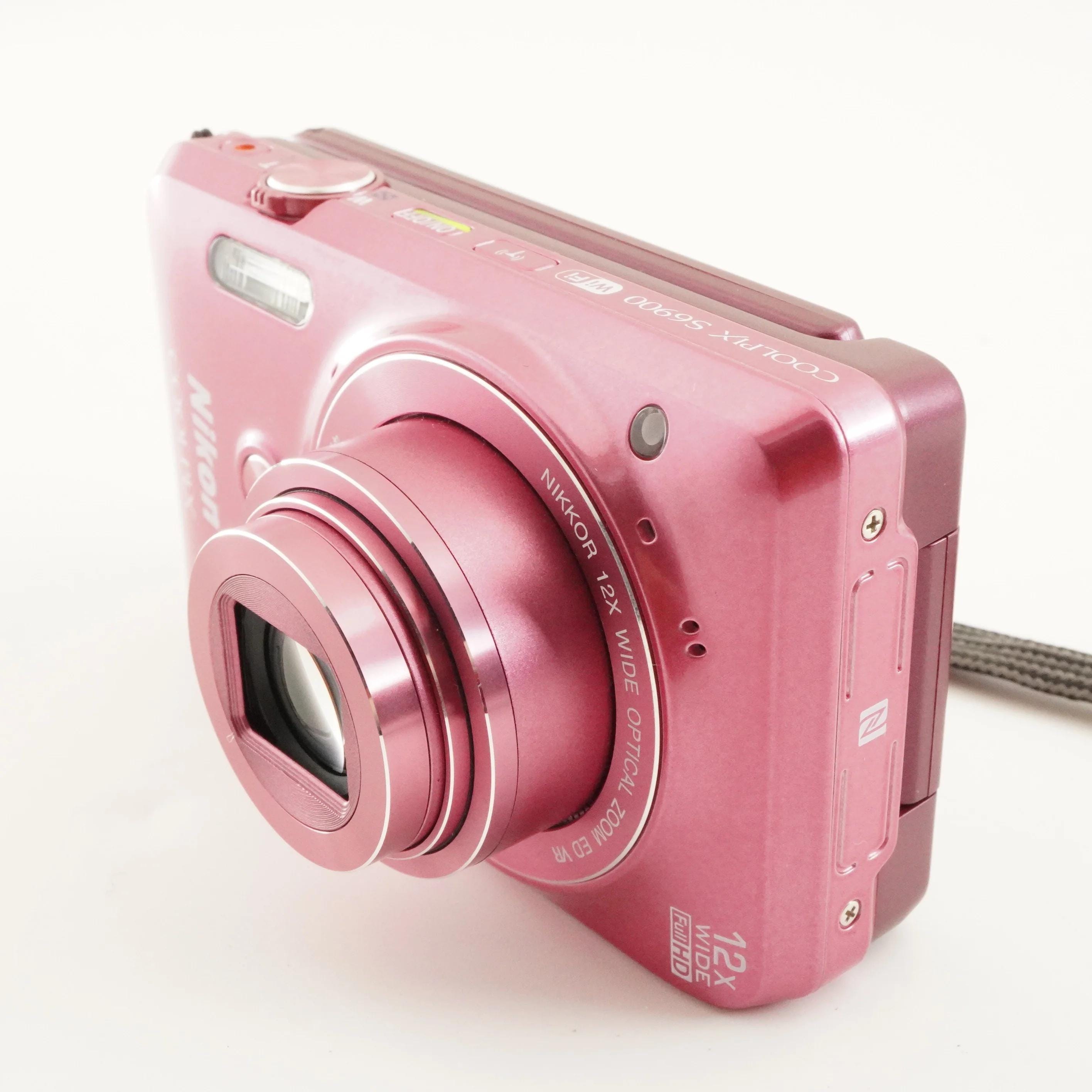 Nikon COOLPIX S6900 Pink in Box & 4GB Sdhc Card Digital Camera