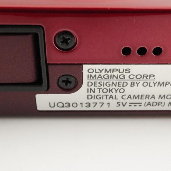 OLYMPUS VH-210 Red With 4GB Sdhc Card Digital Camera From Japan