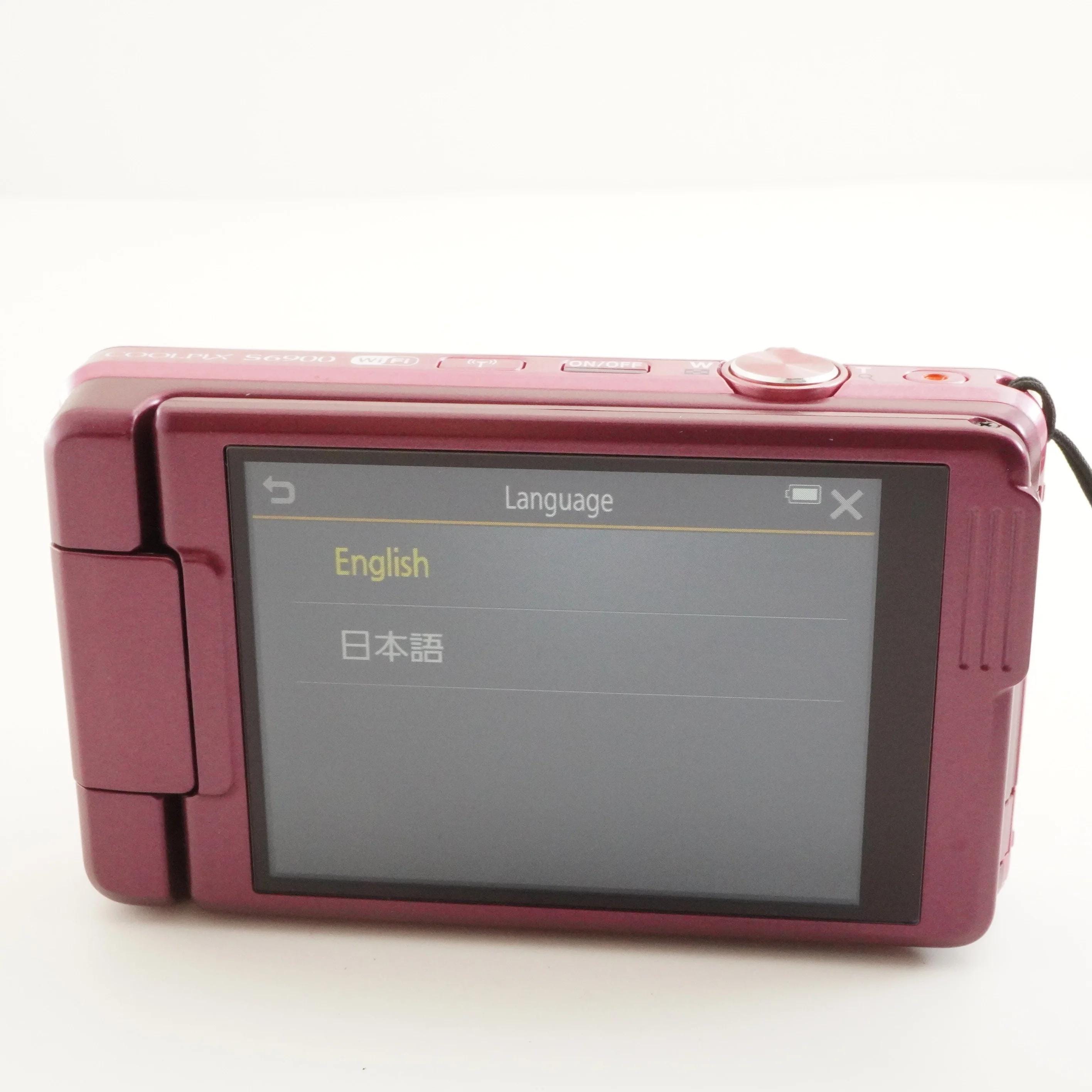 Nikon COOLPIX S6900 Pink in Box + 4GB Sdhc Card Digital Camera