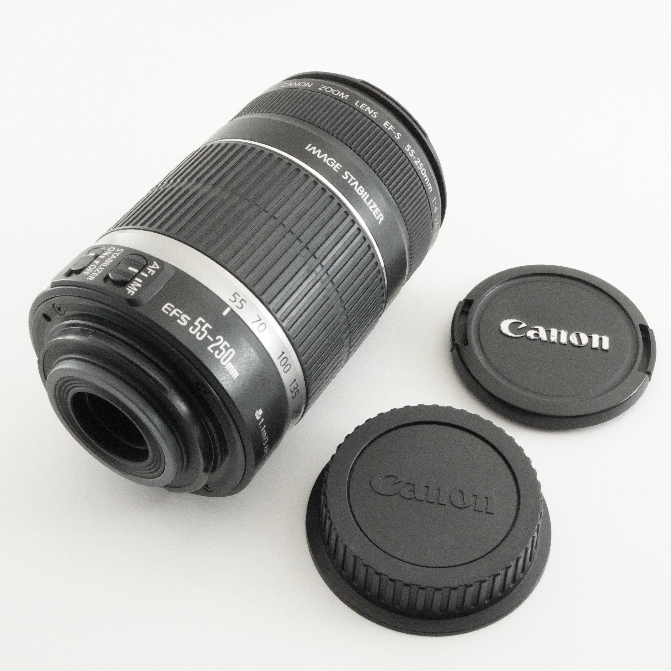Canon EF-S 55-250mm F4-5.6 IS Af Zoom Lens From Japan #4906