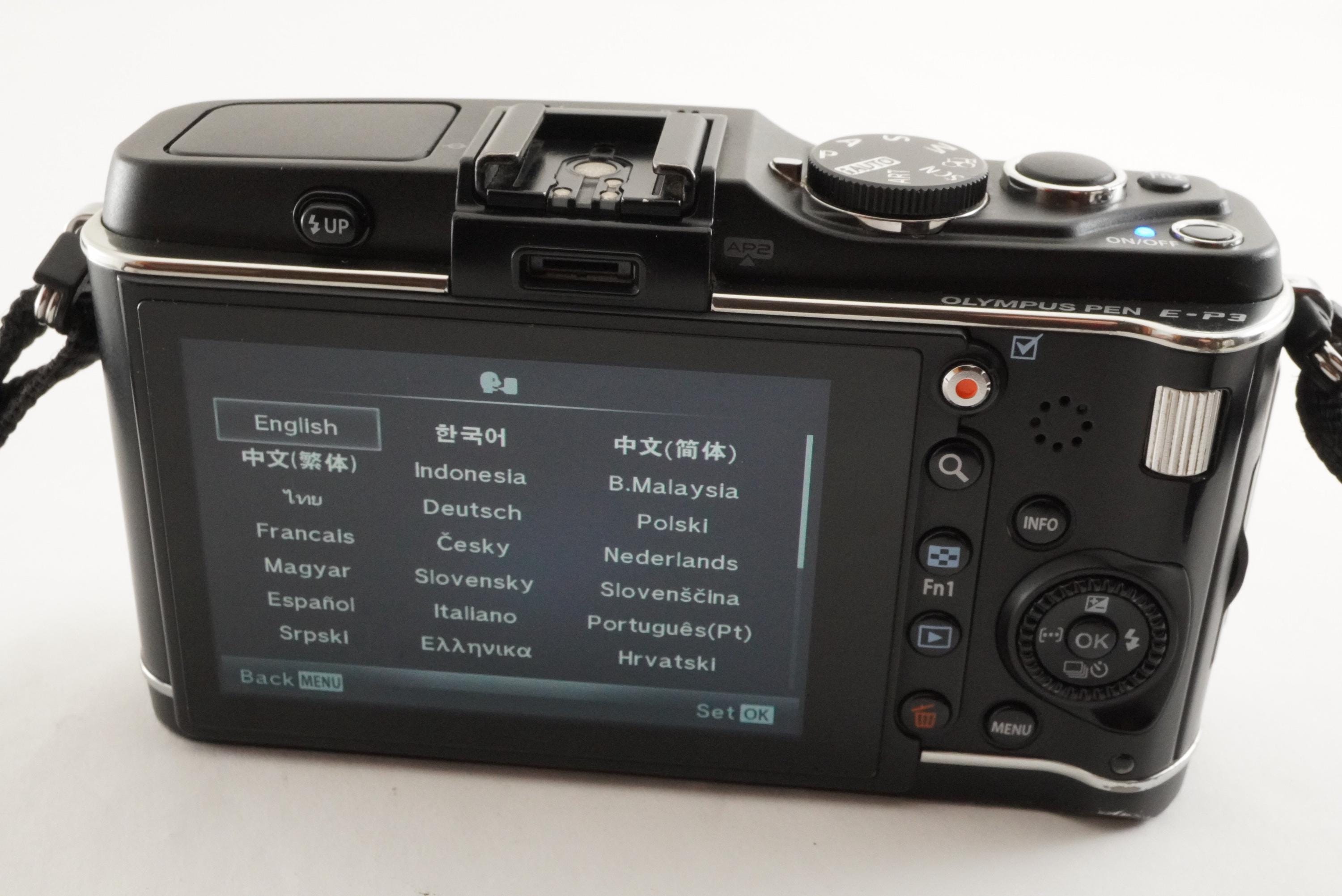 【オリンパス】PEN E-P3 black Olympus PEN E-P3 12.3MP Digital Camera - Black body set | eBay