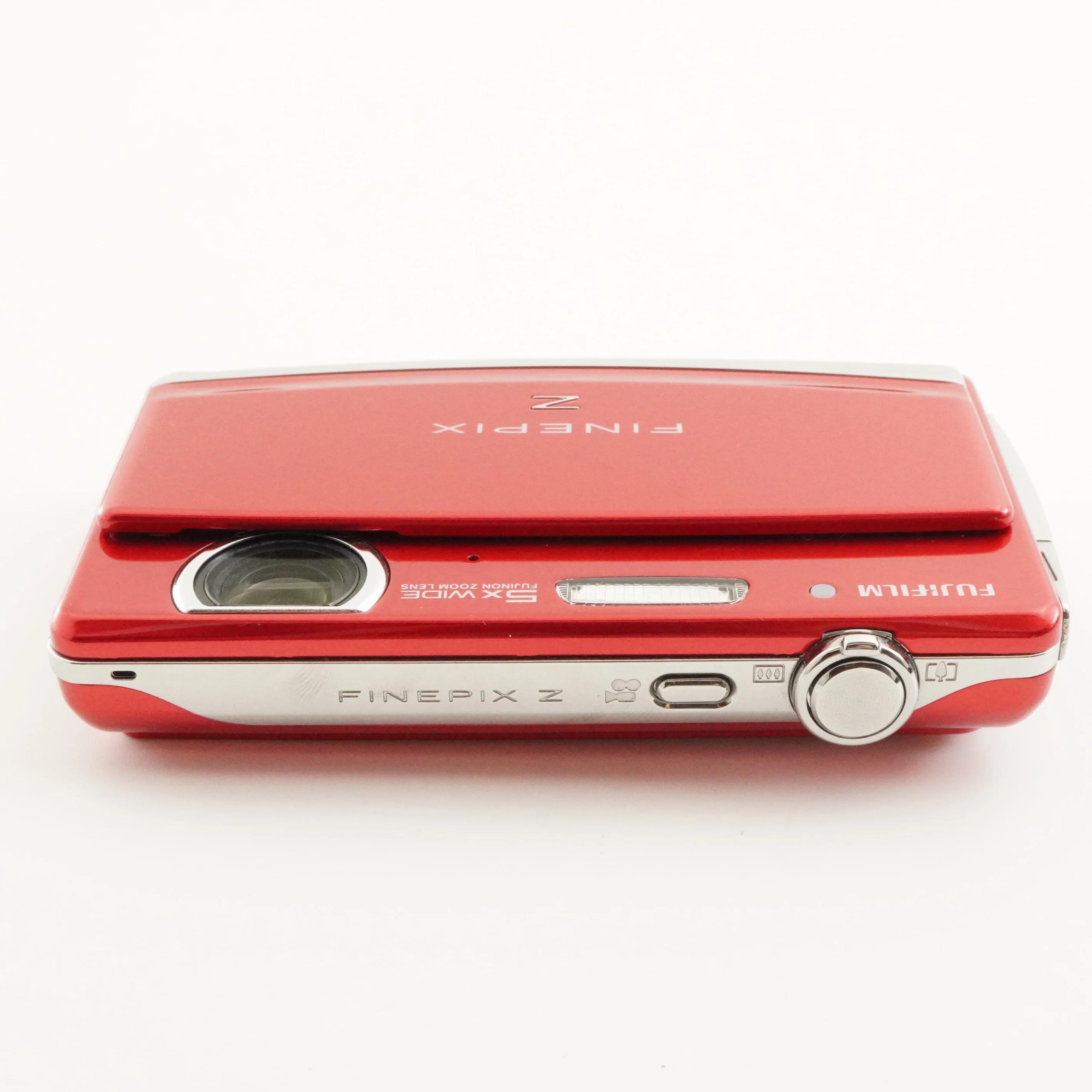 FUJIFILM Finepix Z90 Red + 2GB Sd Card Digital Camera From Japan