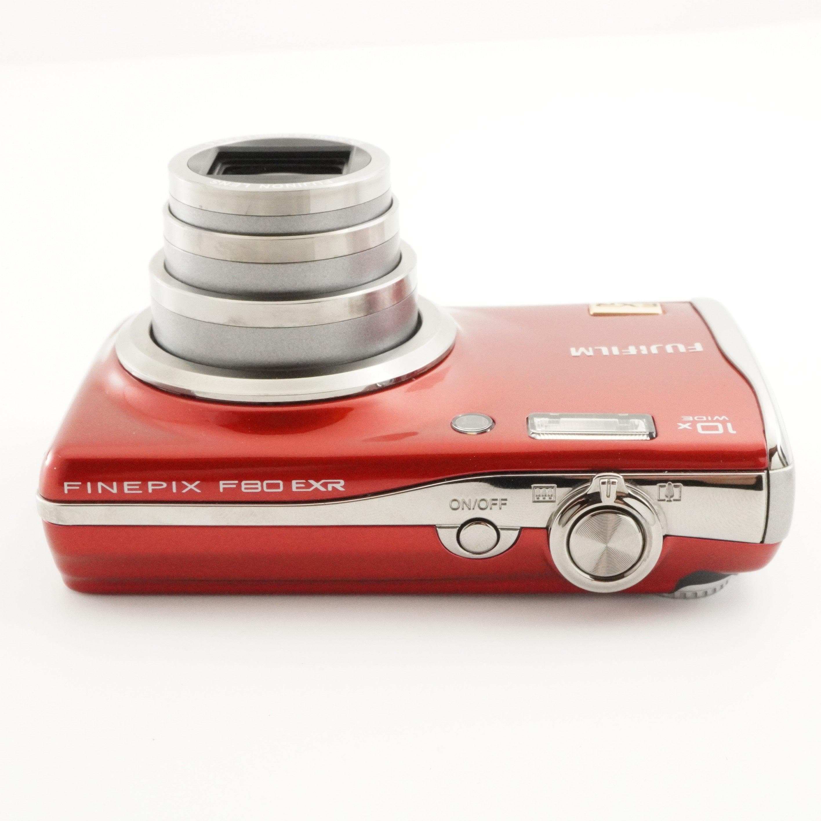 FUJIFILM Finepix F80 EXR Red With 4gb Sdhc Card Digital