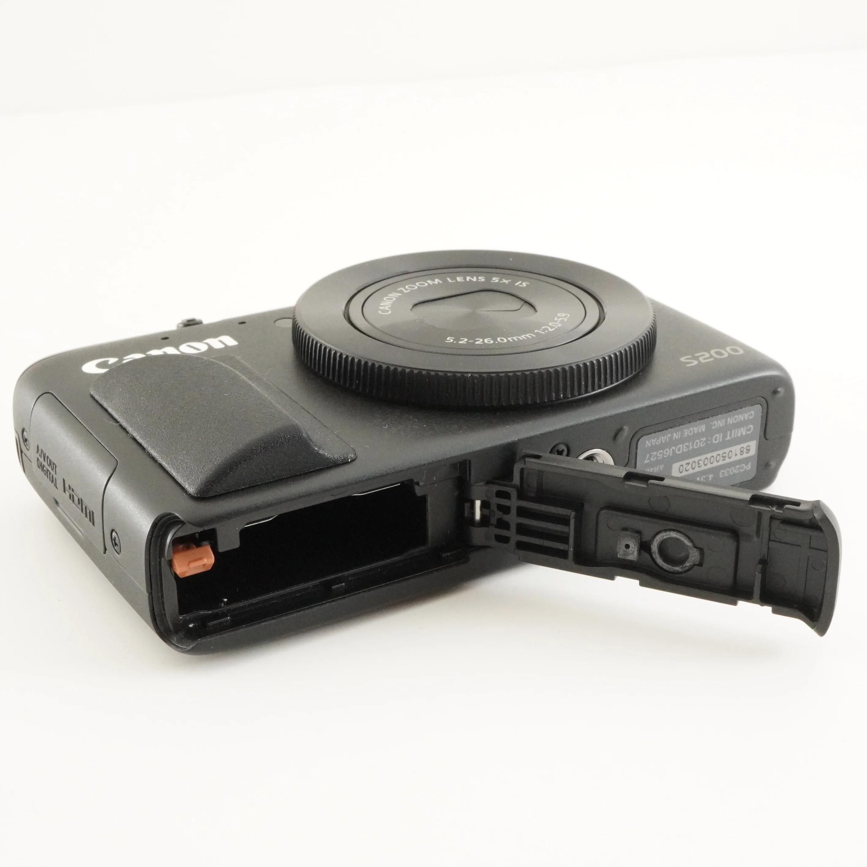 Canon Powershot S200 Black With 4GB SDHC Card Digital Camera From