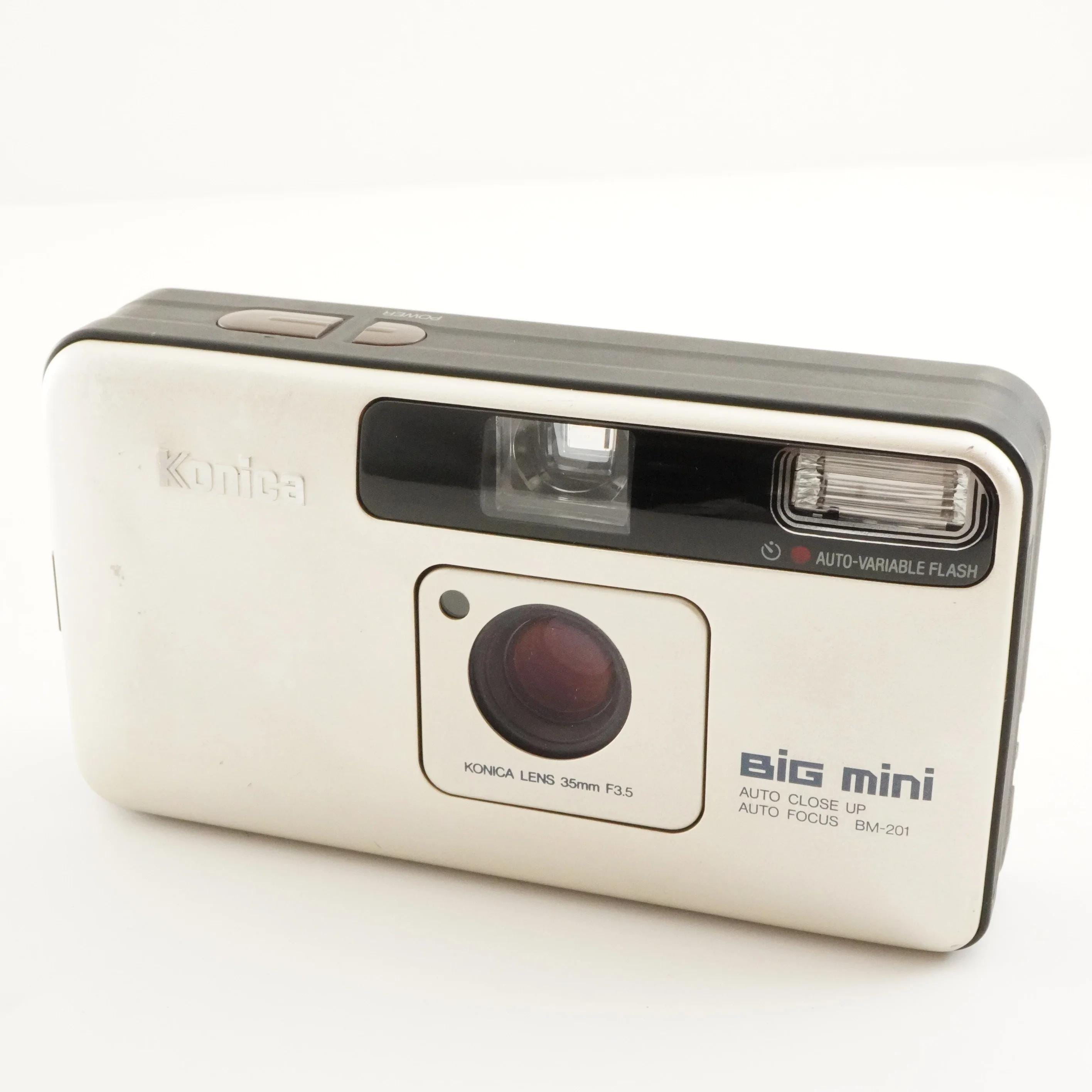 KONICA Big Mini BM-201 Point & Shoot Film Camera From Japan #9340