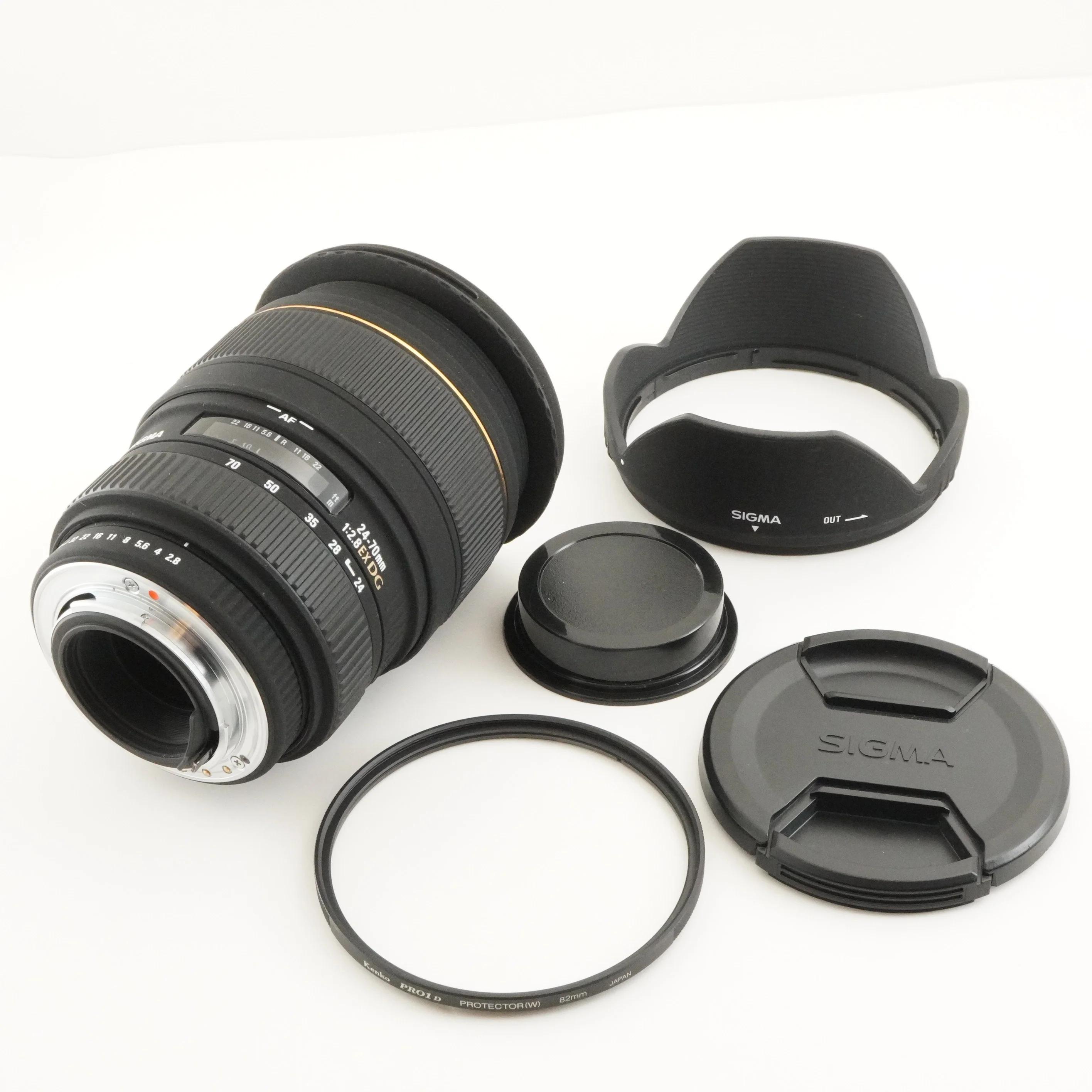 SIGMA ZOOM 24-70mm F2.8 Ex Dg Macro for Pentax Af Zoom Lens From