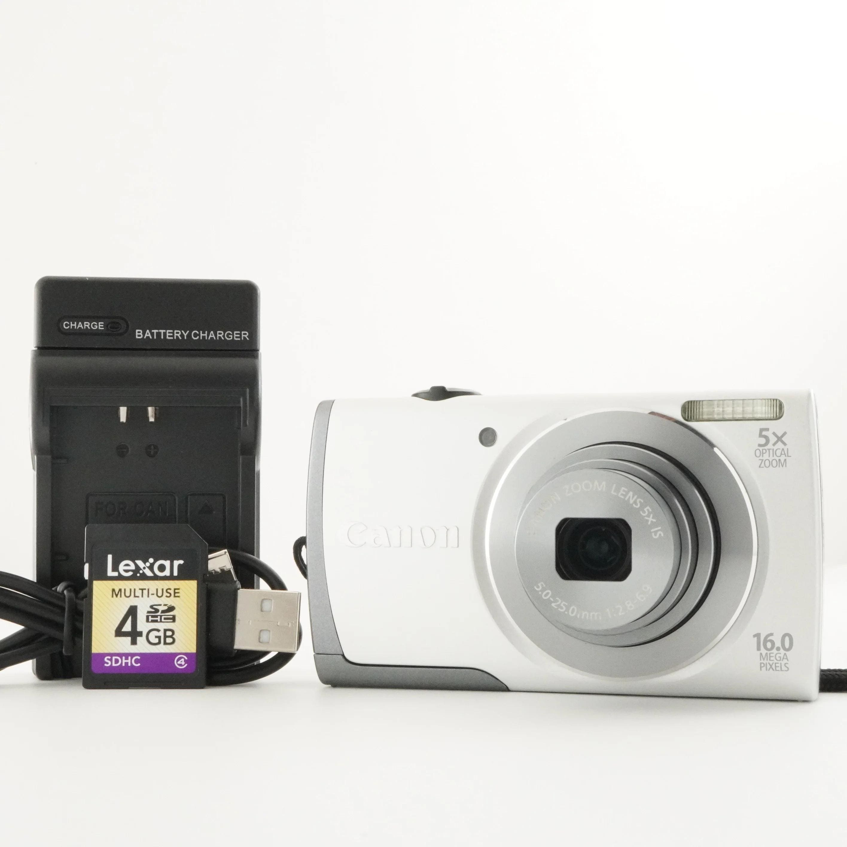 Canon PowerShot A3500 IS シルバー 動作確認済み Amazon | Canon デジタルカメラ PowerShot A3500 IS(シルバー) 広角