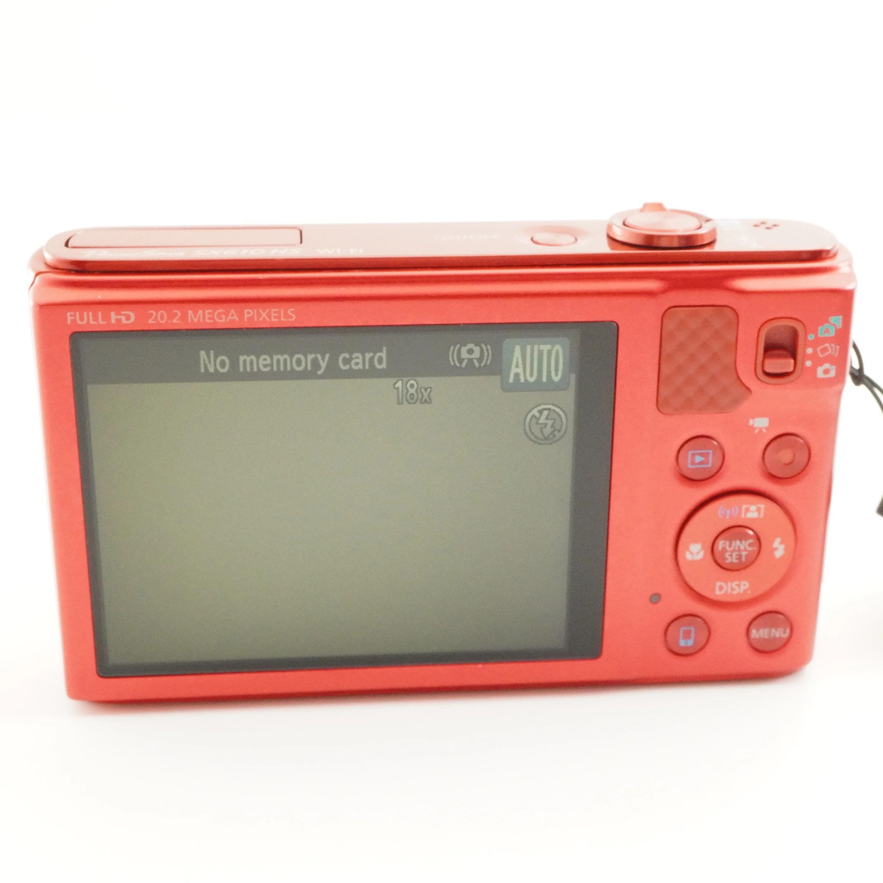 Canon Powershot SX610 HS Red With 4GB Sdhc Card Digital Camera