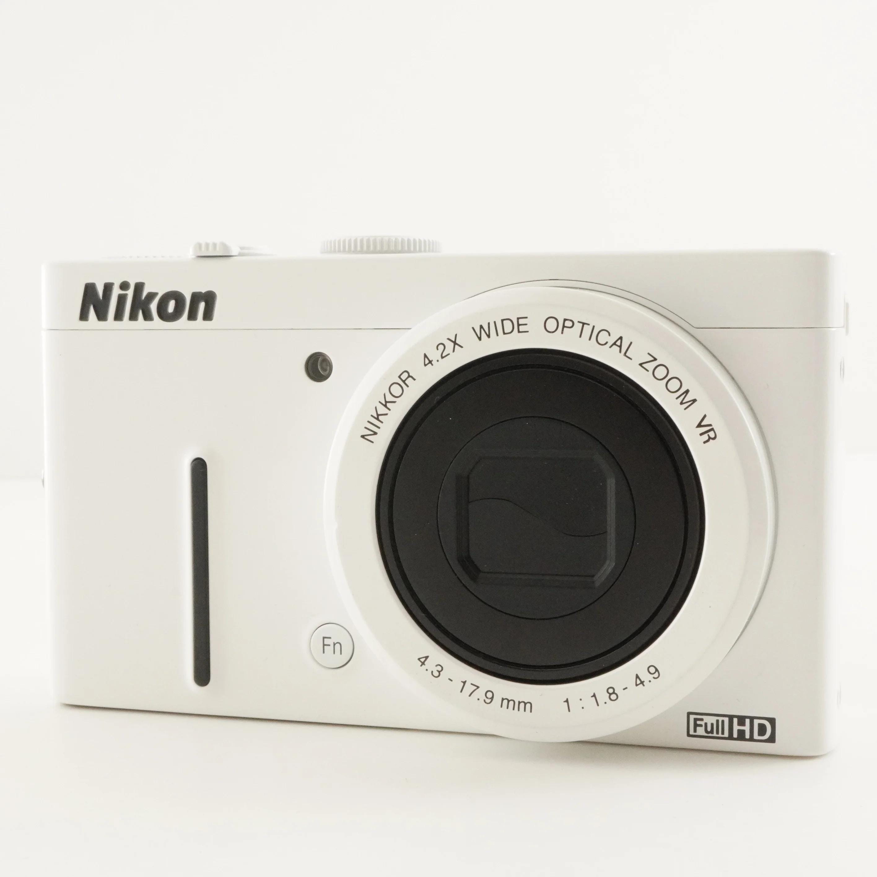 Nikon COOLPIX P310 White + 4GB SDHC Card Digital Camera From Japan