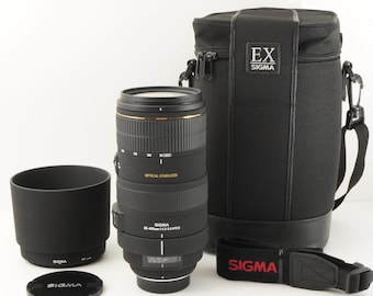 SIGMA APO 80-400mm F4.5-5.6 Ex Dg Os for Nikon + Case Af Lens From