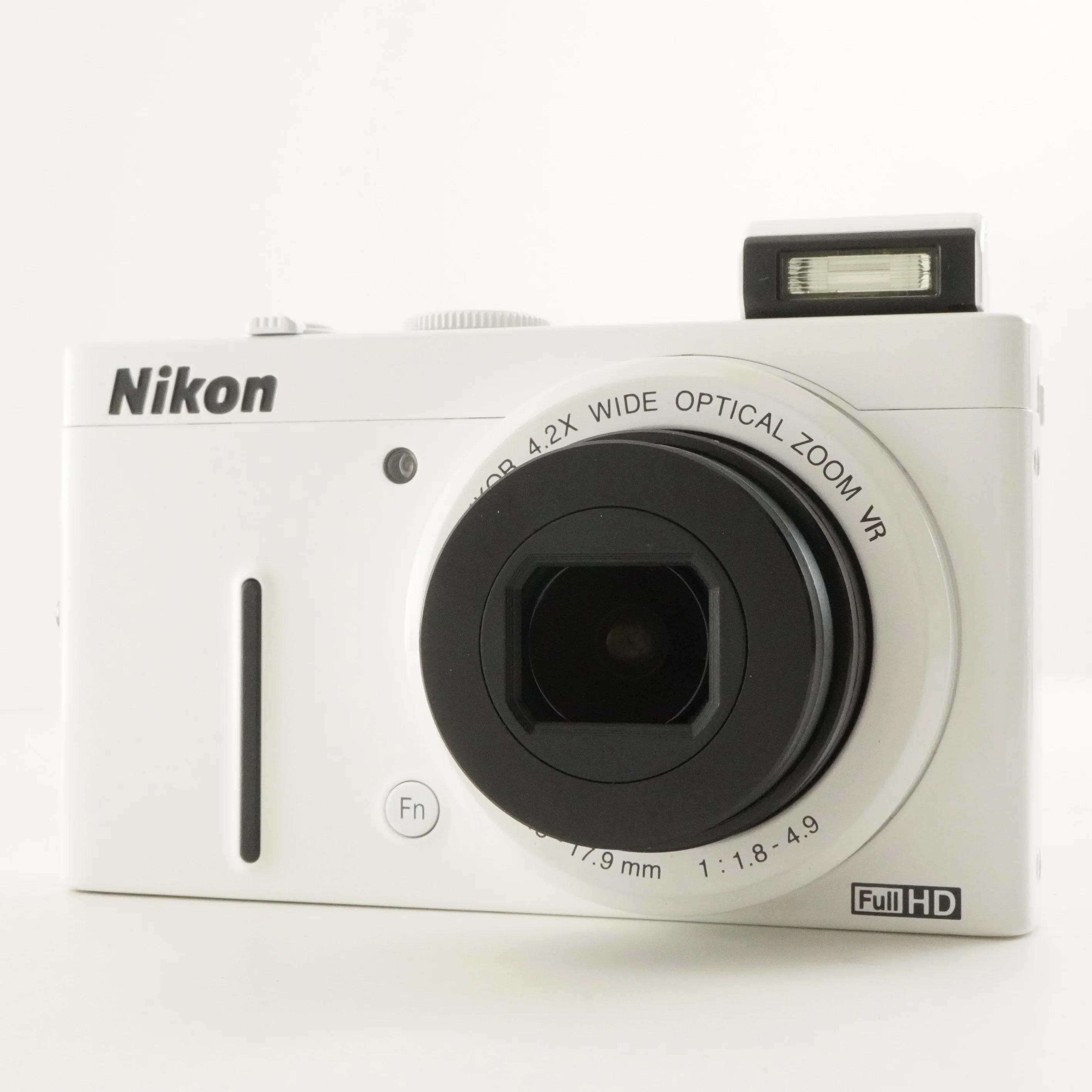 Nikon COOLPIX P310 美品＋SDカード4GB Nikon COOLPIX P310 White + 4GB SDHC Card Digital Camera From Japan