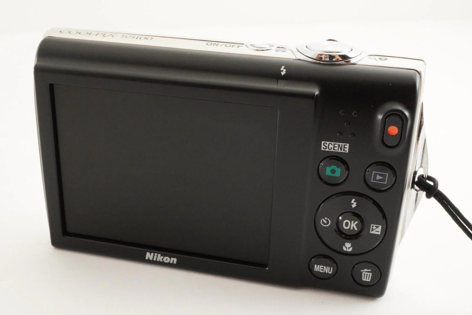Nikon COOLPIX S5100 Silver Inbox & 4GB Sdhc Card Digital Camera