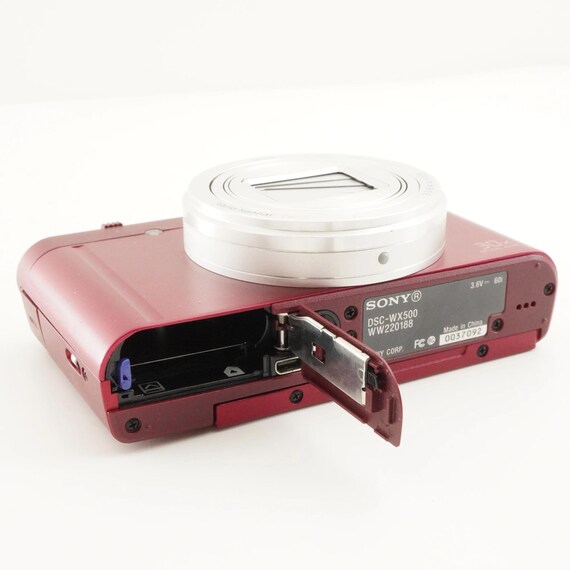 SONY Cyber-shot DSC-WX500 Red [english Setting] + 4GB Sdhc