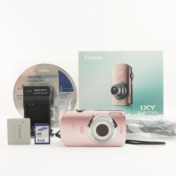 Canon IXY DIGITAL 510 IS Pink in Box With 4gb Sdhc Card From Canon IXY DIGITAL 510 IS Pink in Box With 4gb Sdhc Card From